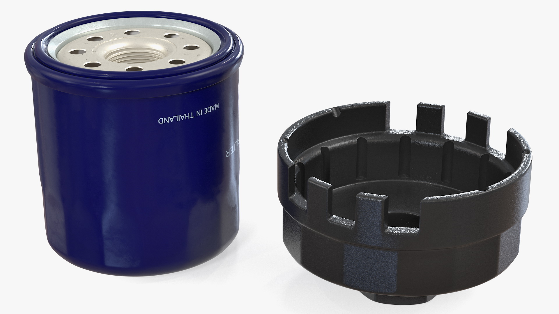 3D Oil Filter with Wrench Cap