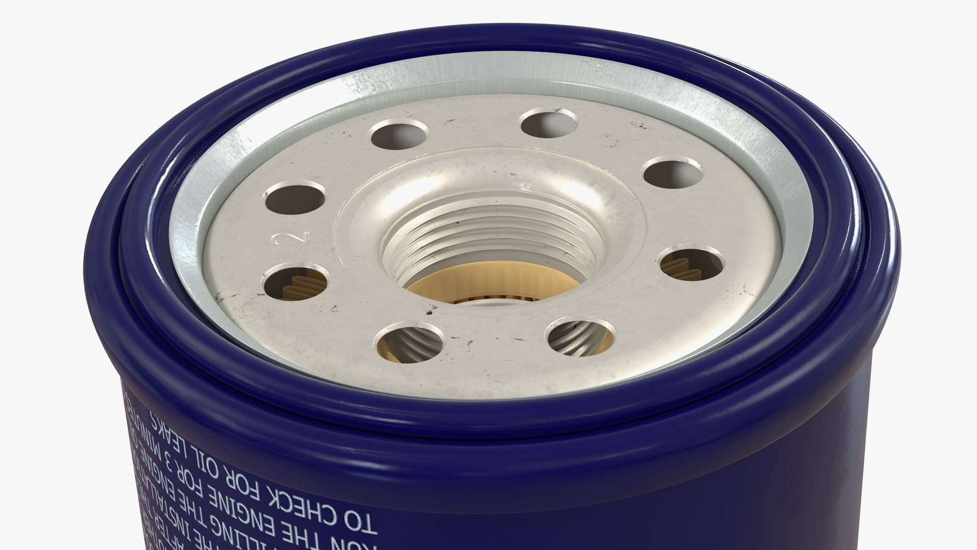 3D Oil Filter with Wrench Cap