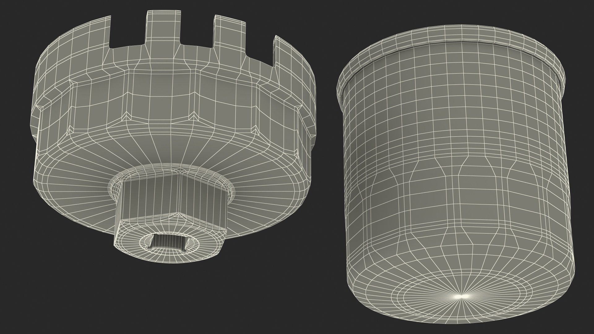 3D Oil Filter with Wrench Cap