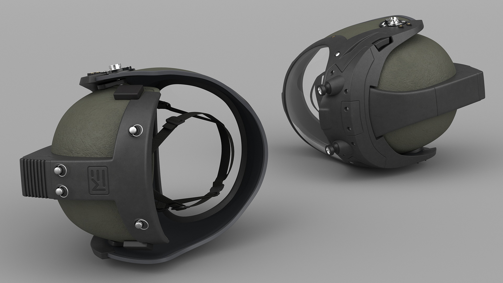 3D Bomb Suit Helmet