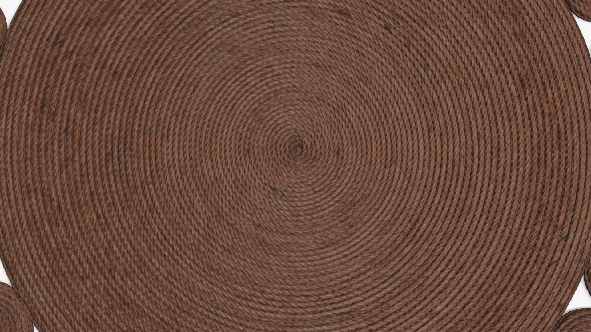 Braided Jute Floor Rug Brown, view 8