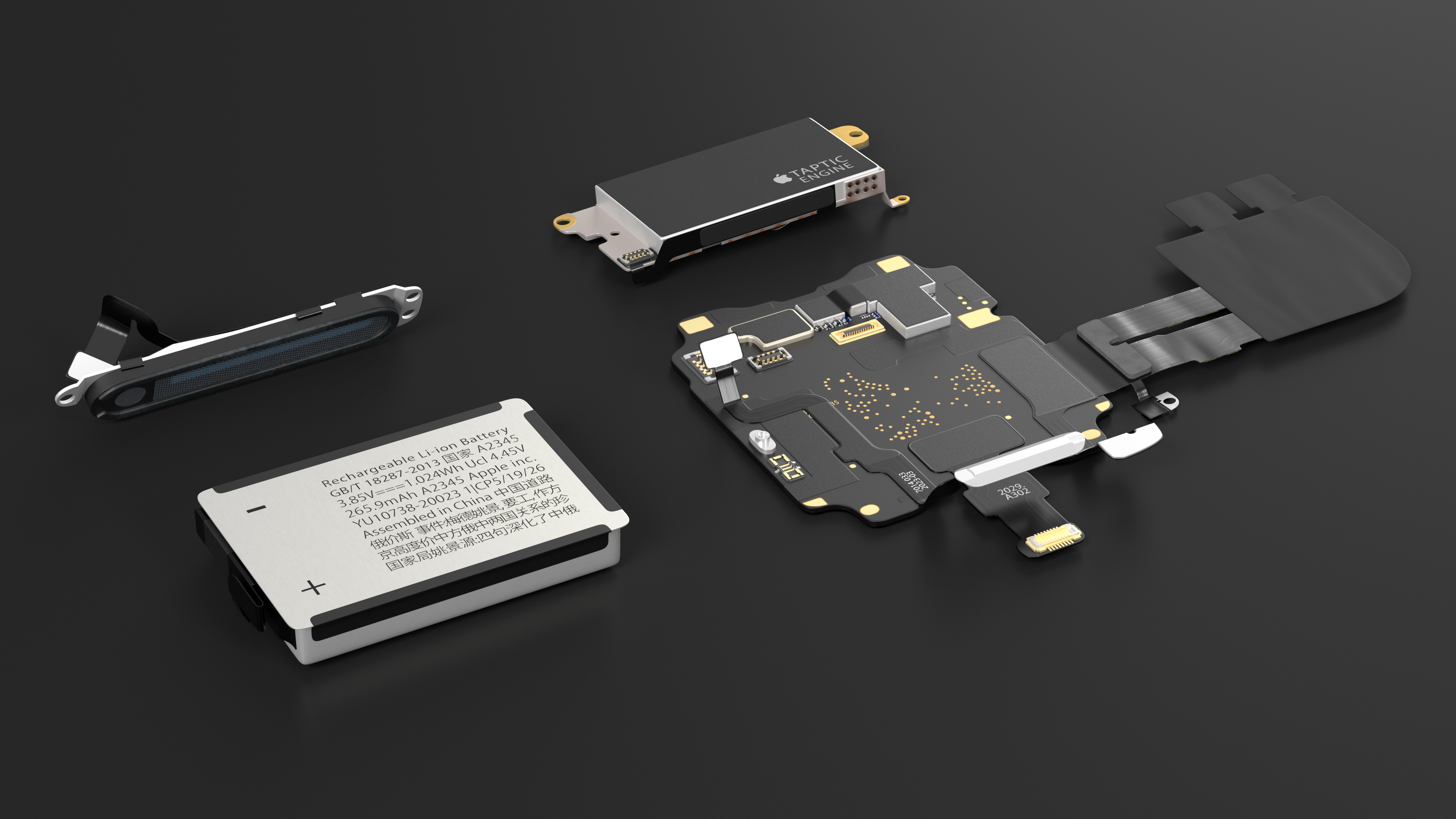 3D Apple Watch Series SE Spare Parts model
