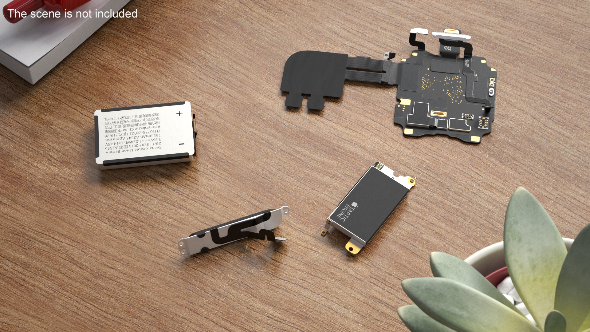 3D Apple Watch Series SE Spare Parts model