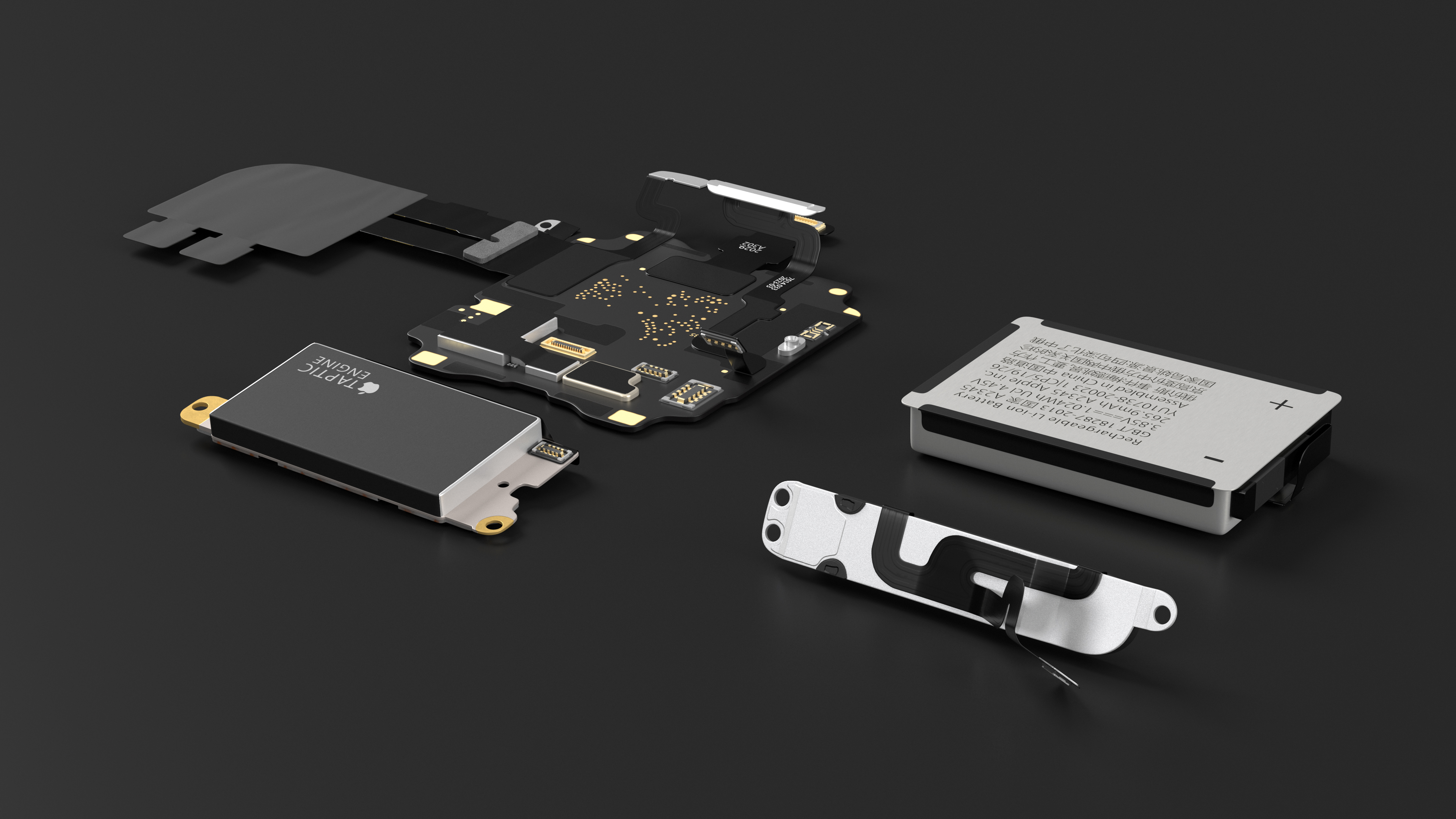 3D Apple Watch Series SE Spare Parts model
