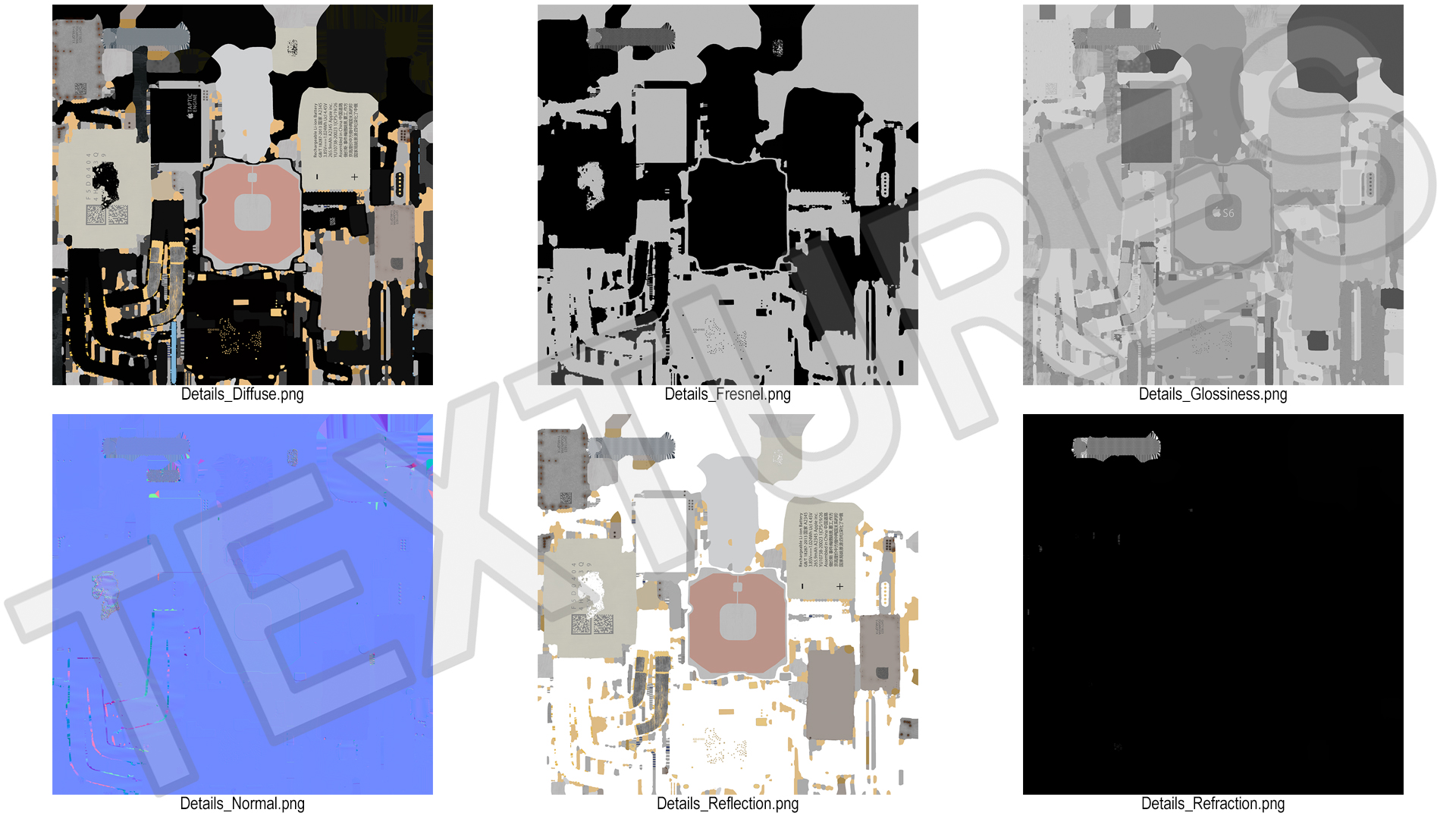 3D Apple Watch Series SE Spare Parts model