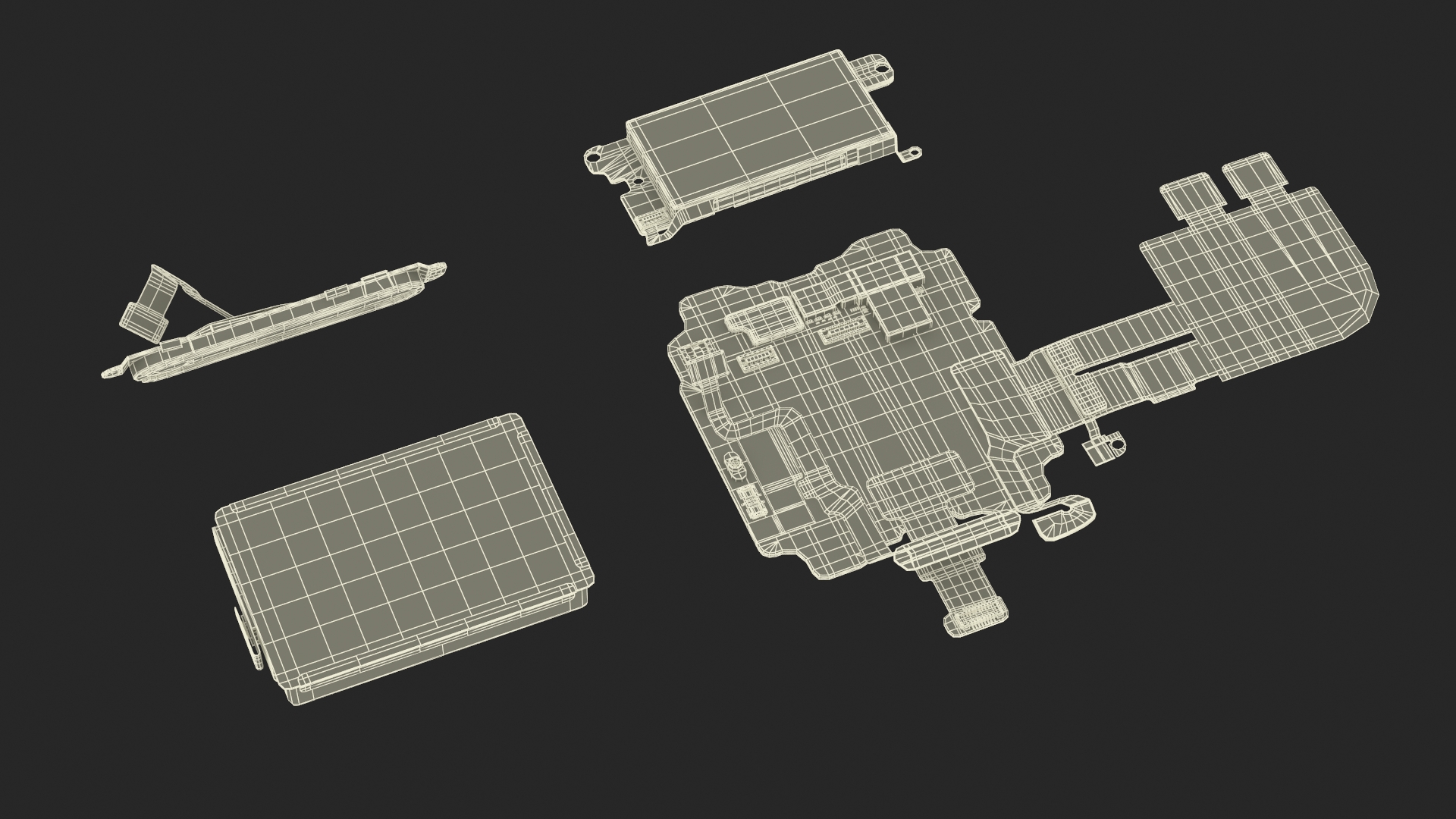 3D Apple Watch Series SE Spare Parts model