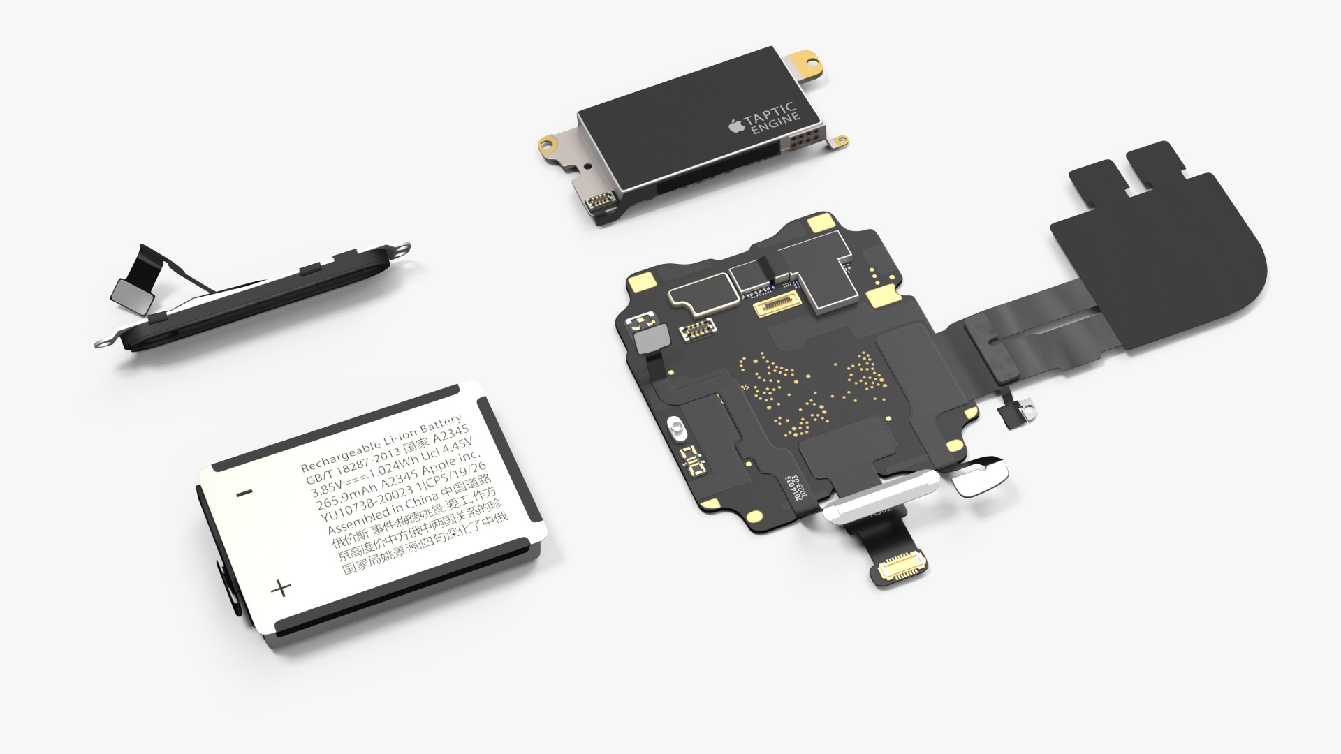 3D Apple Watch Series SE Spare Parts model