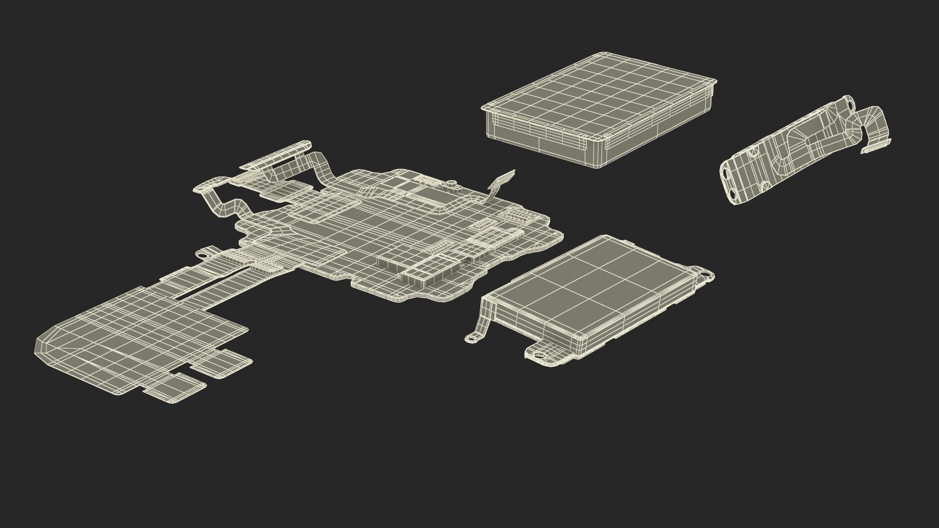 3D Apple Watch Series SE Spare Parts model