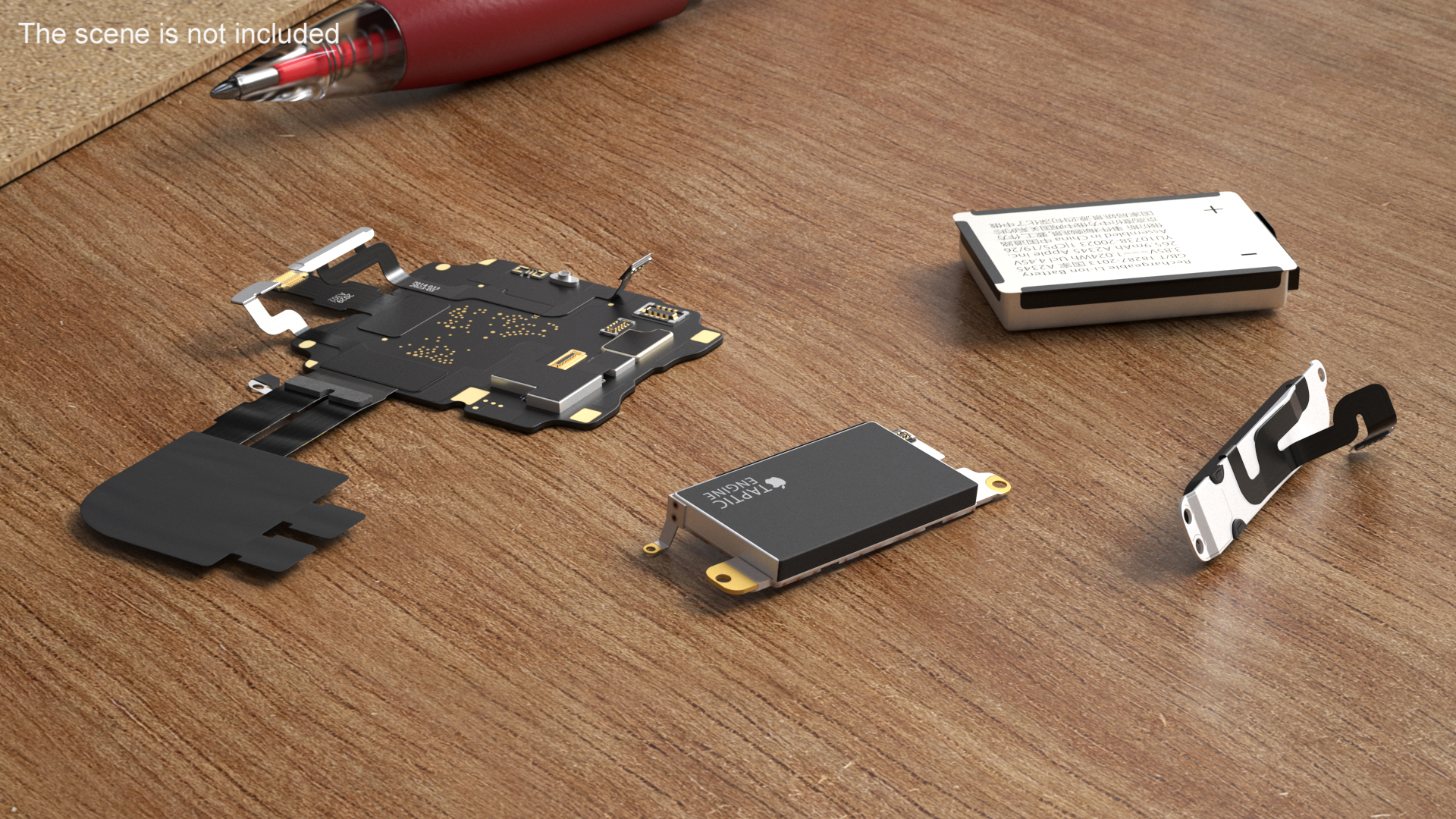 3D Apple Watch Series SE Spare Parts model