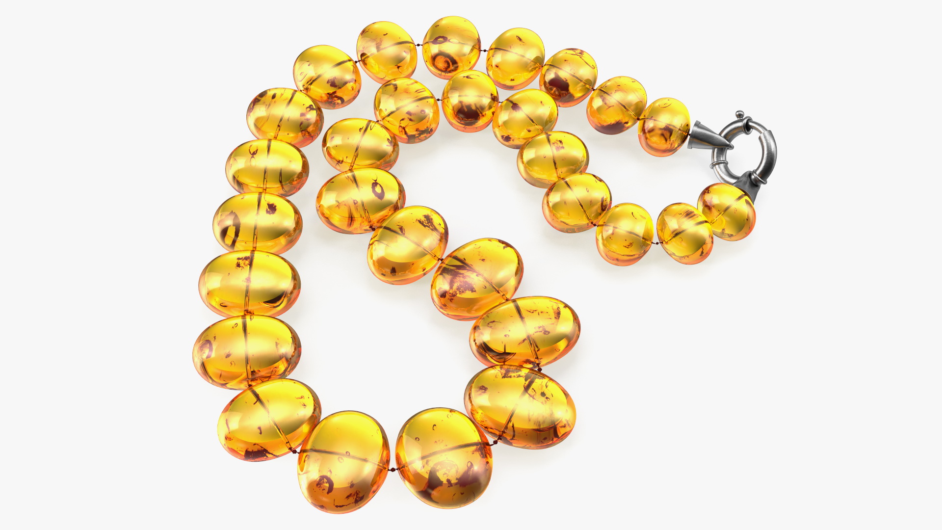 3D Amber Beads