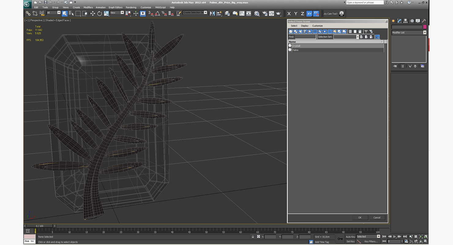 Palme dOr Prize Big 3D model