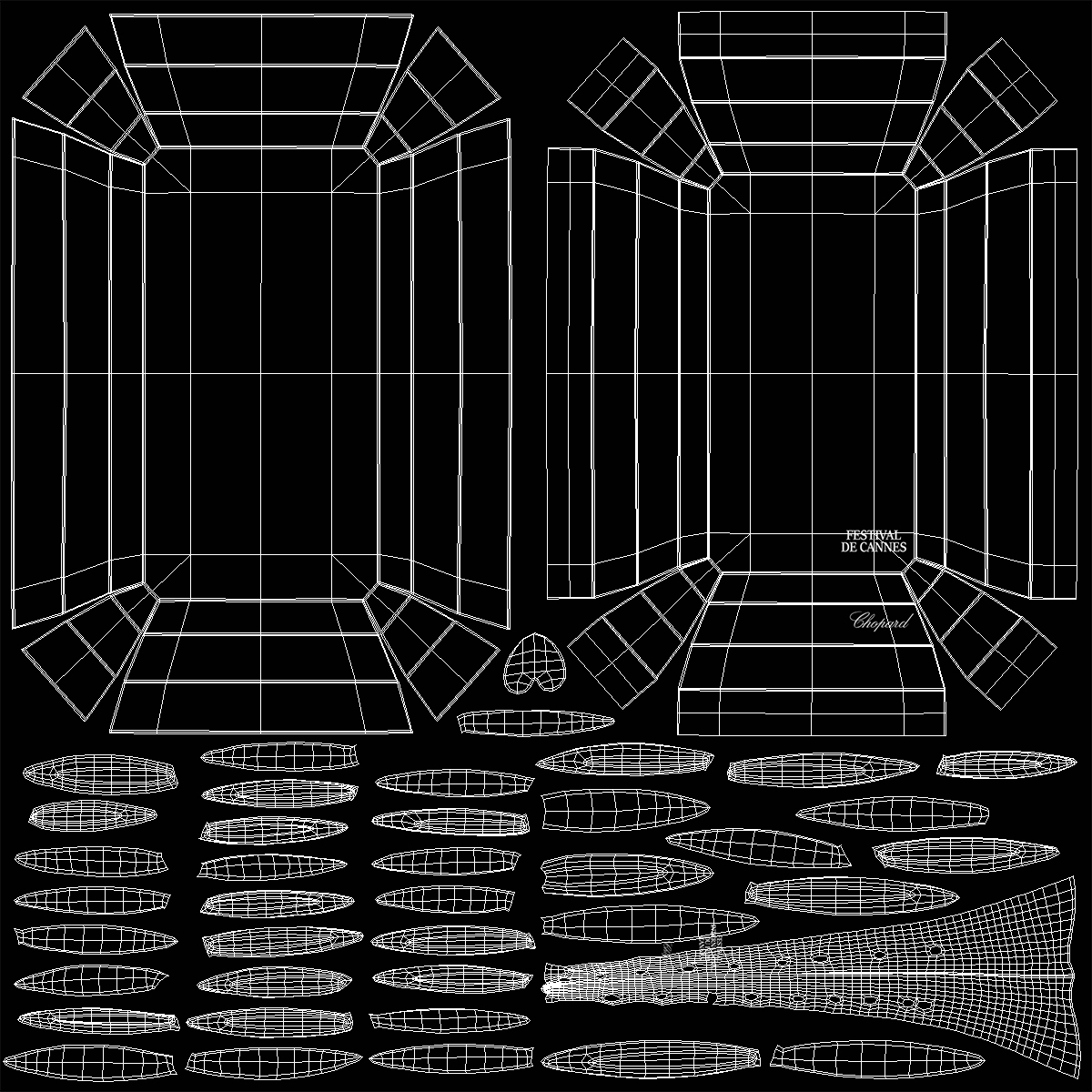 Palme dOr Prize Big 3D model