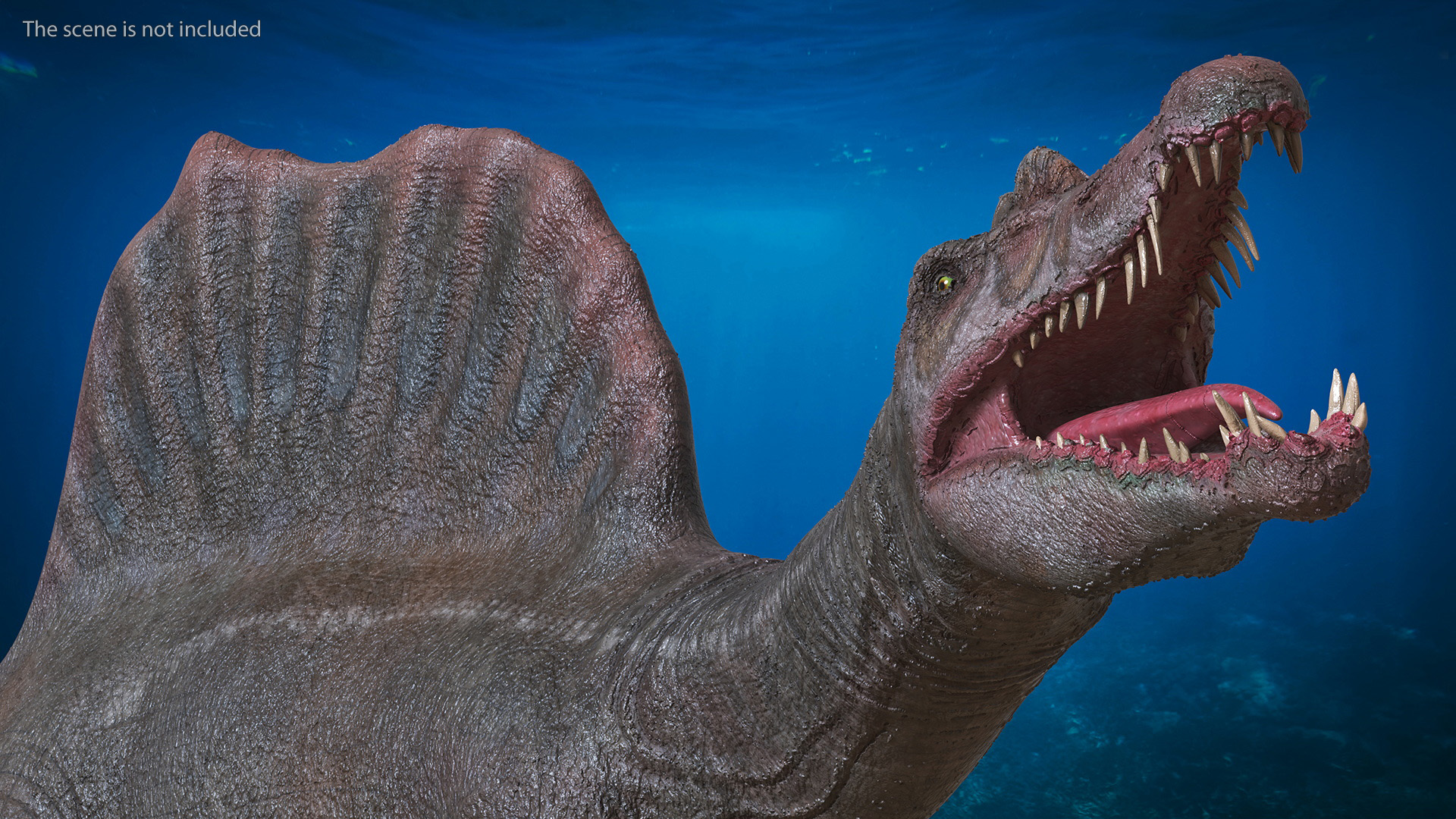 3D model Spinosaurus Swimming Pose