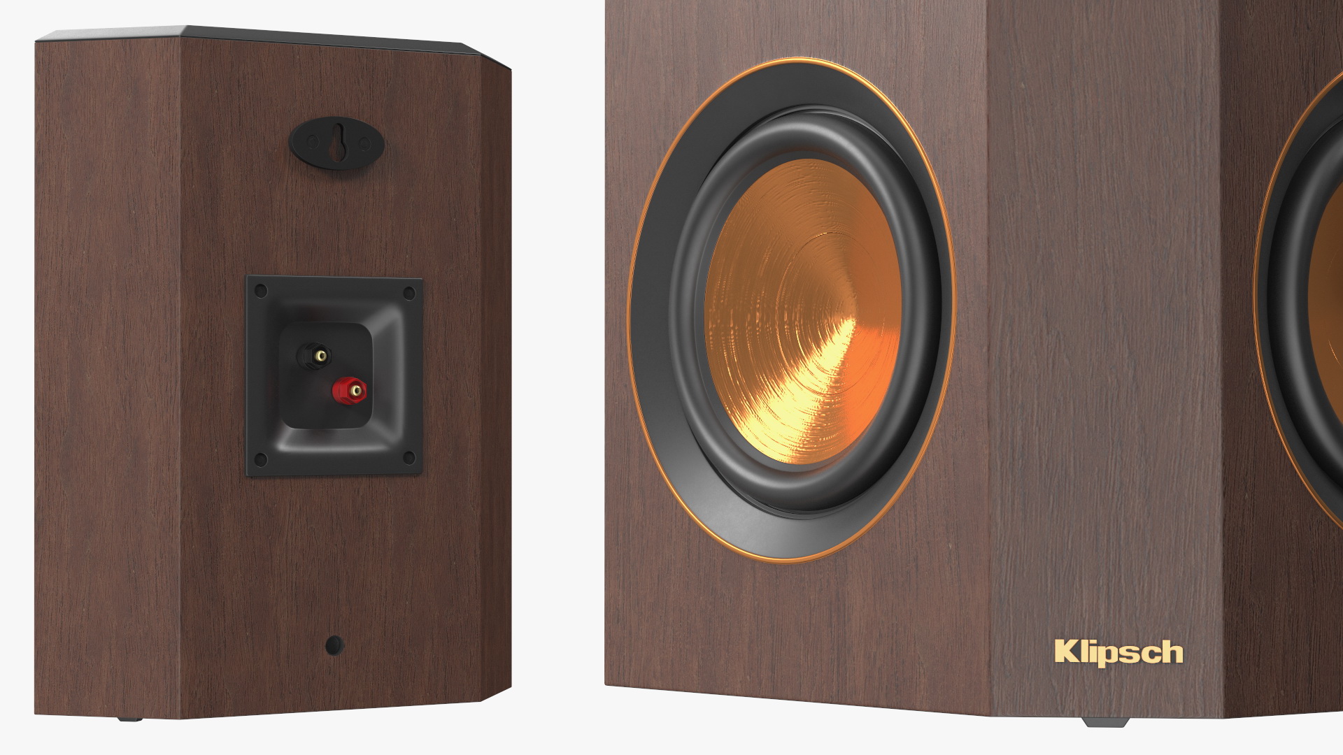 3D model Home Speaker Klipsch RP-502S Walnut