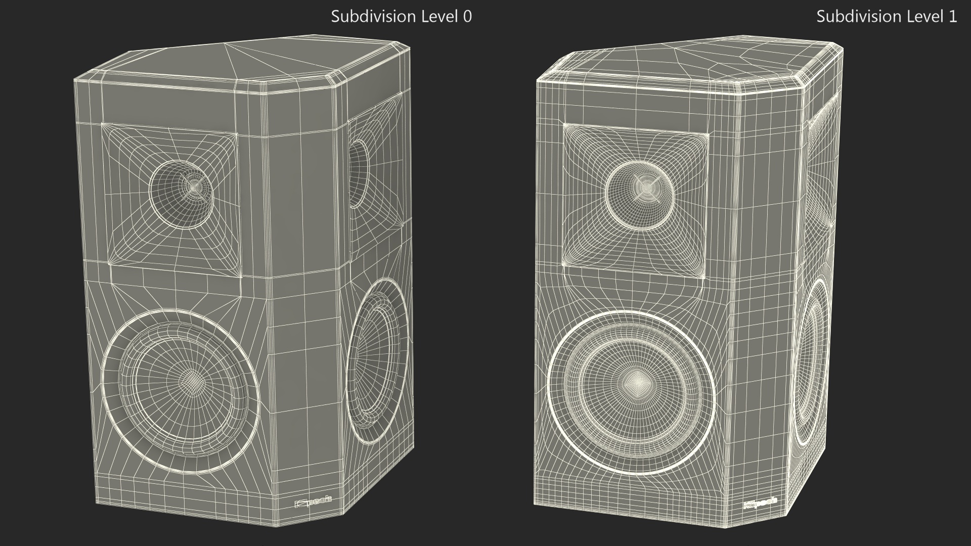 3D model Home Speaker Klipsch RP-502S Walnut