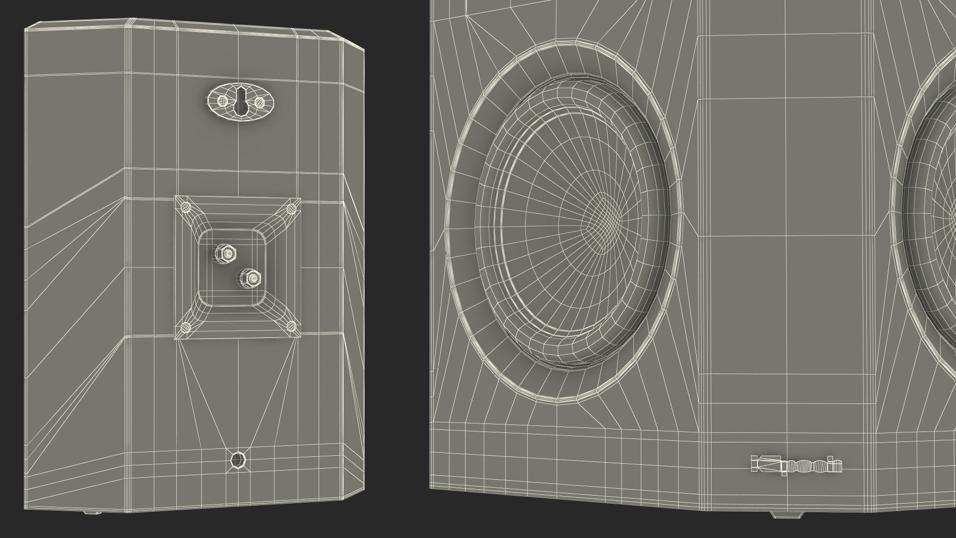 3D model Home Speaker Klipsch RP-502S Walnut