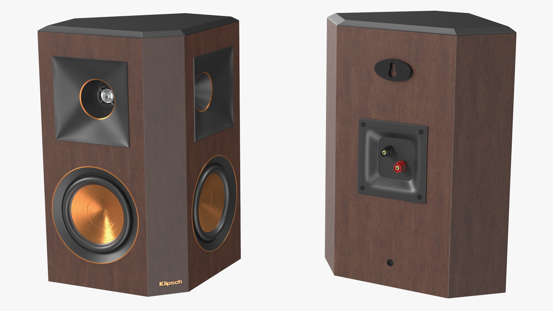 3D model Home Speaker Klipsch RP-502S Walnut