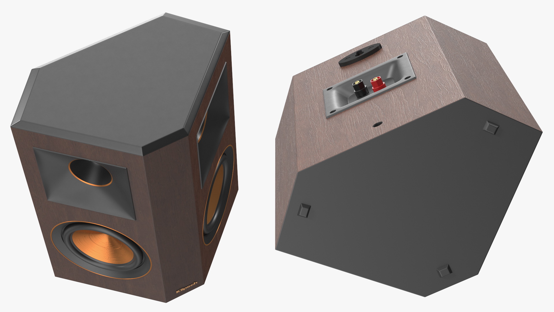 3D model Home Speaker Klipsch RP-502S Walnut