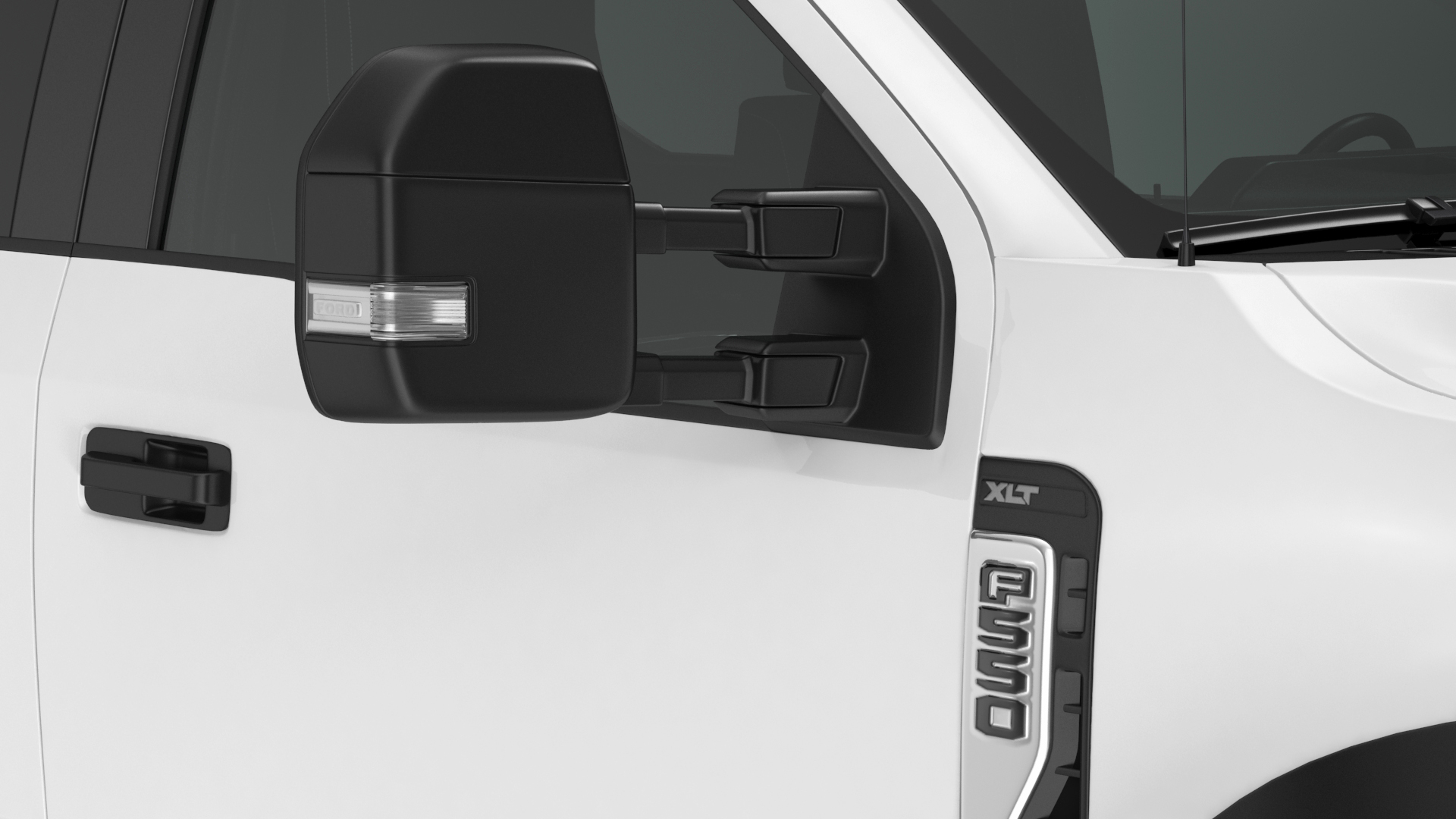 3D Ford F550 Super Duty Black Dump 2023