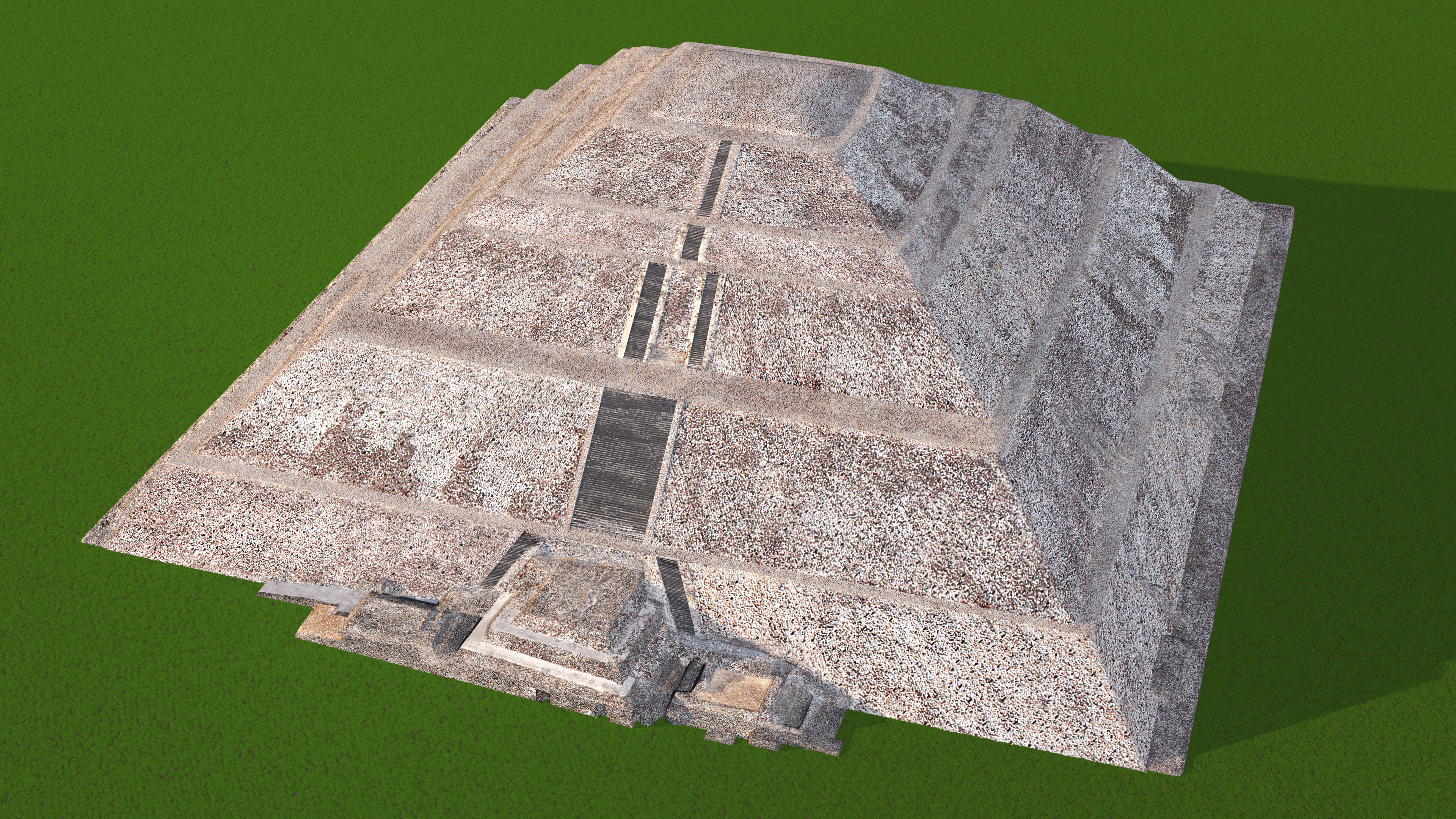 Teotihuacan Pyramid of the Sun, view 10