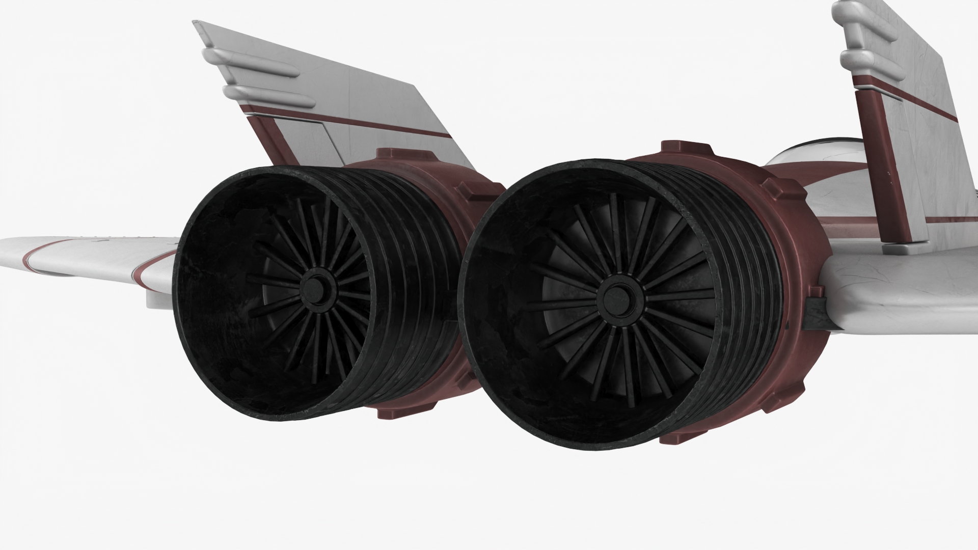 Futuristic Racer Spacecraft Rigged 3D model