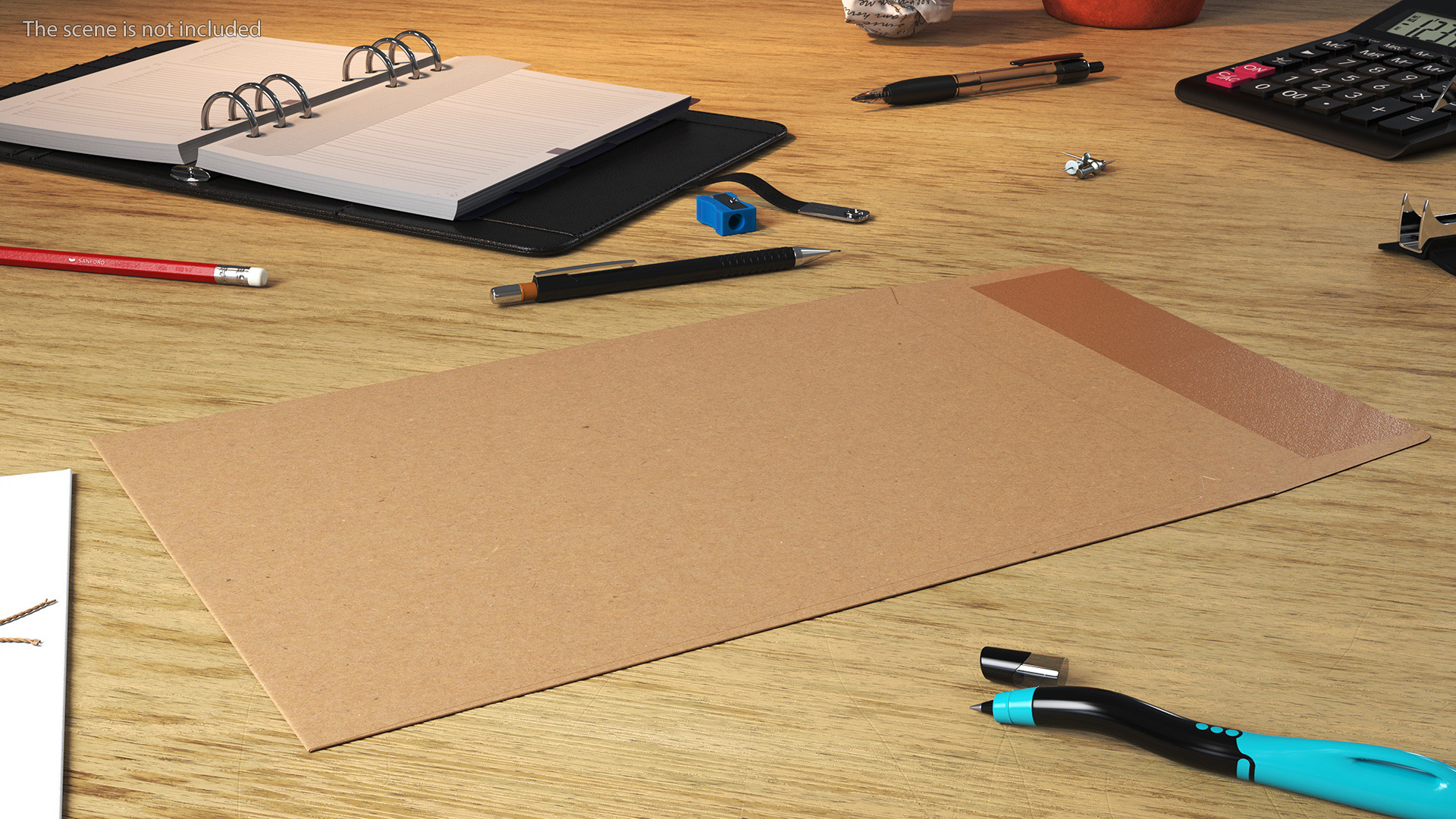 3D Small Pocket Envelope Kraft Paper model