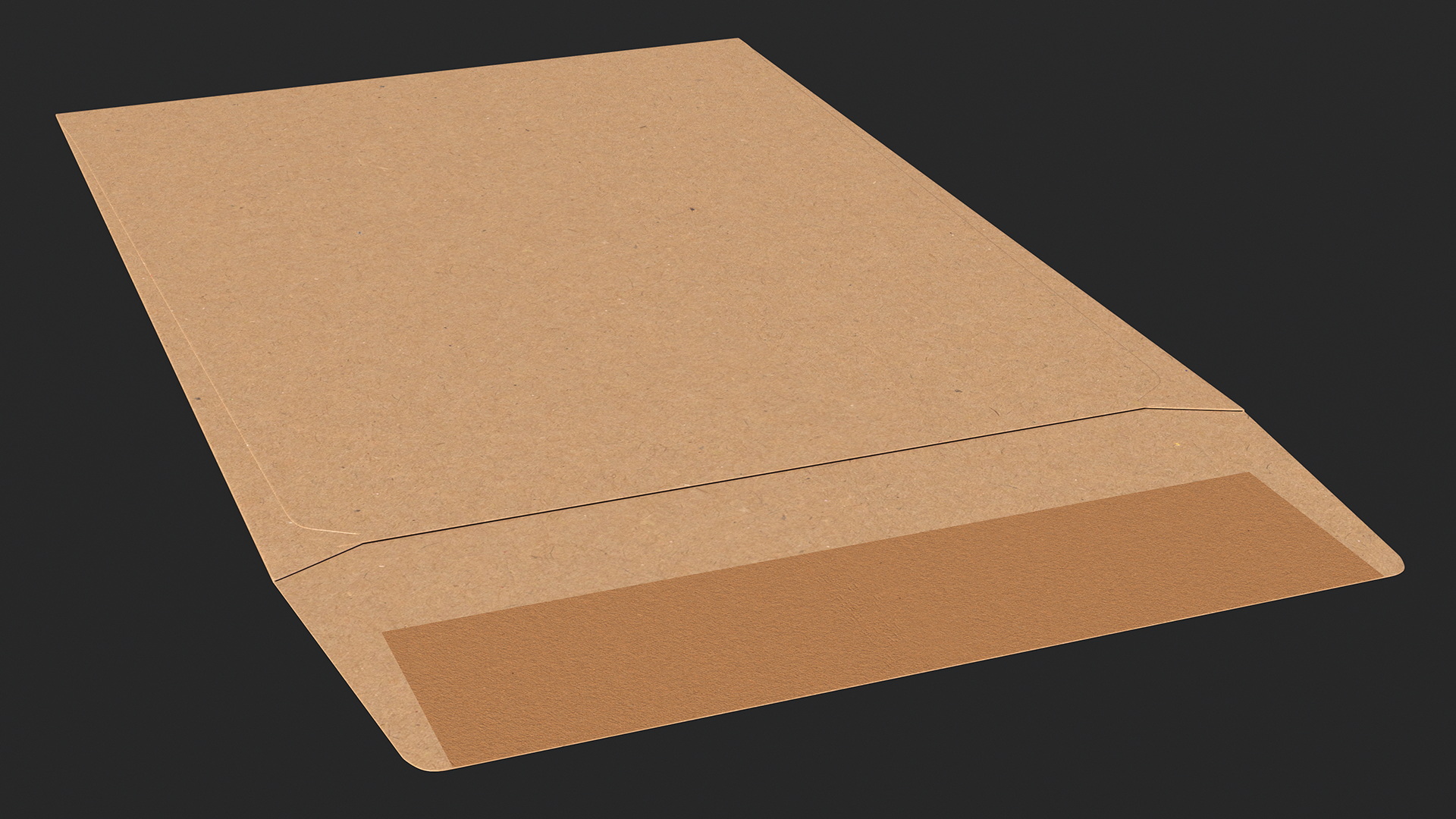 3D Small Pocket Envelope Kraft Paper model