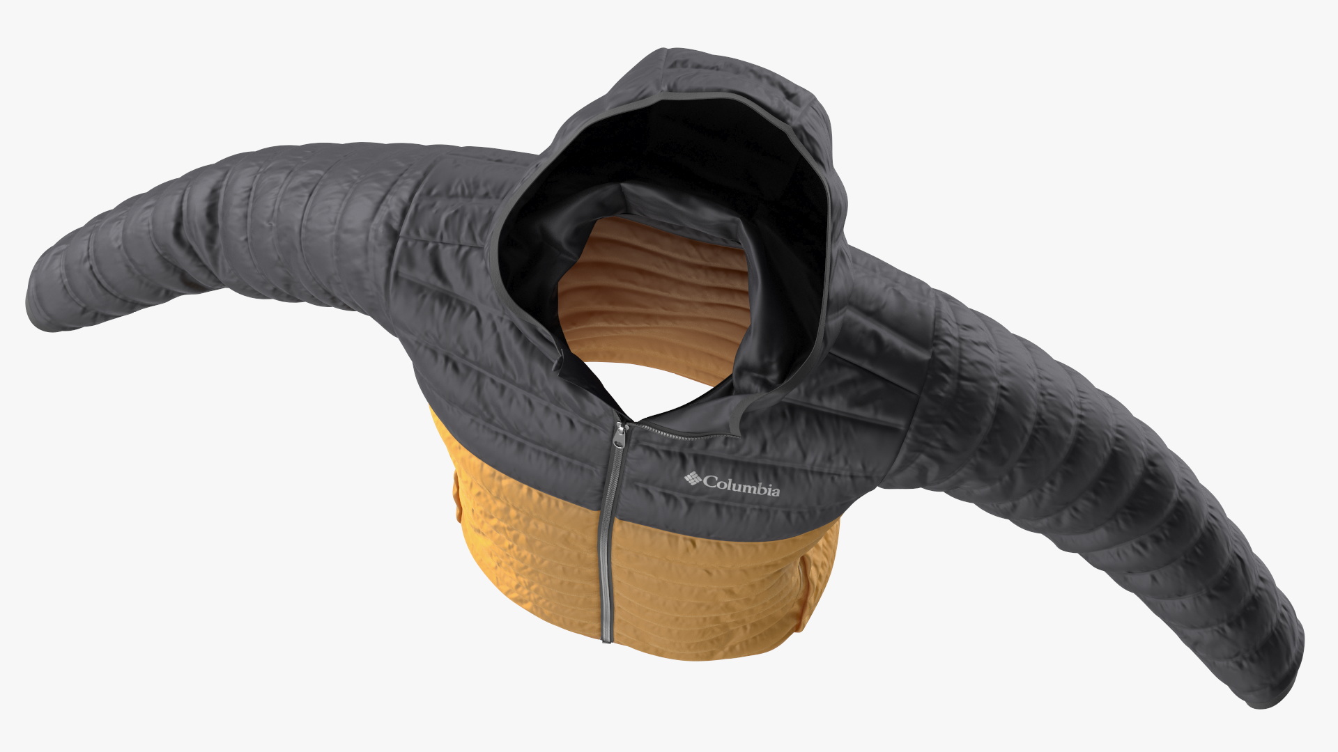 Yellow Columbia Jacket 3D
