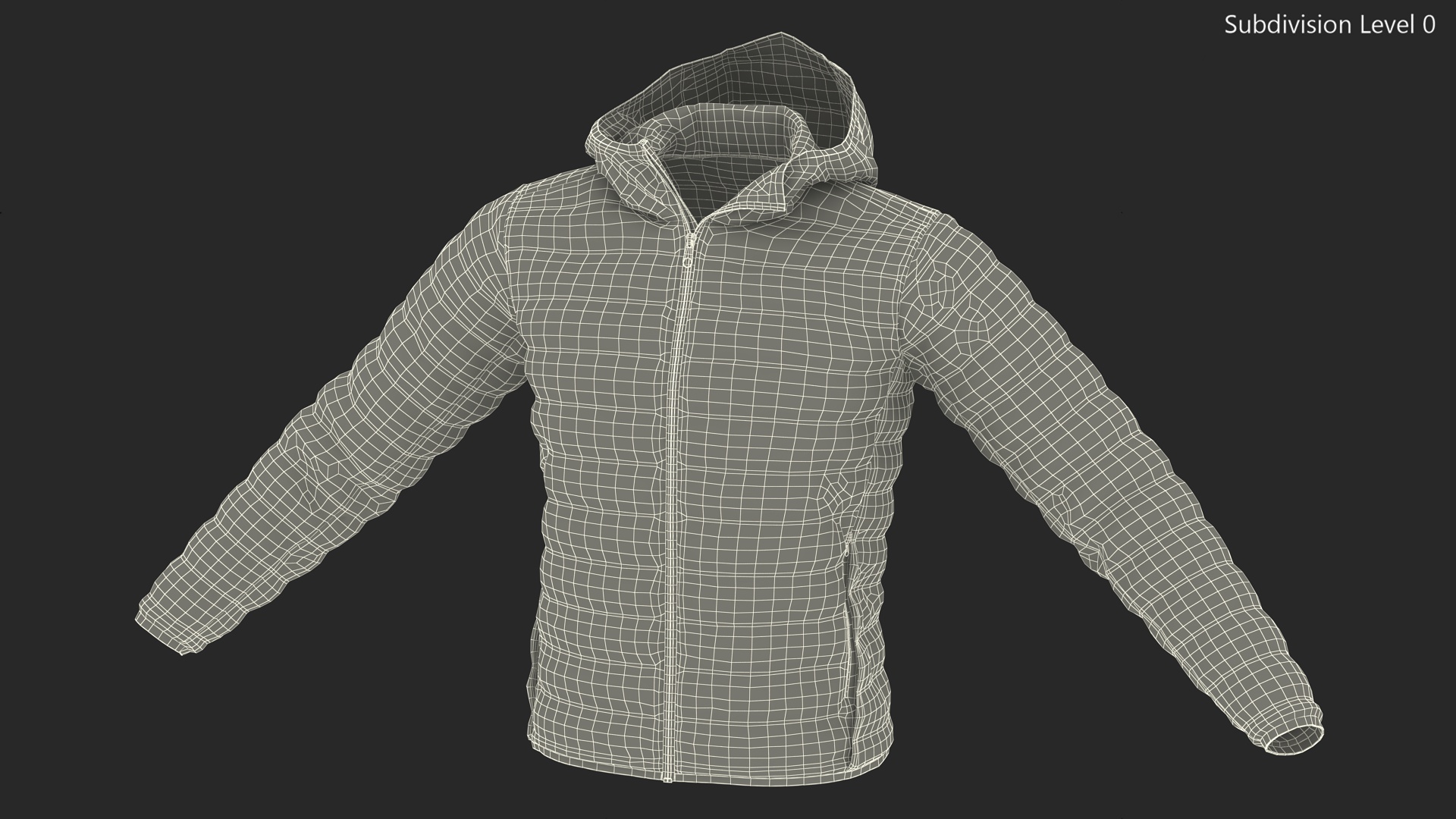 Yellow Columbia Jacket 3D