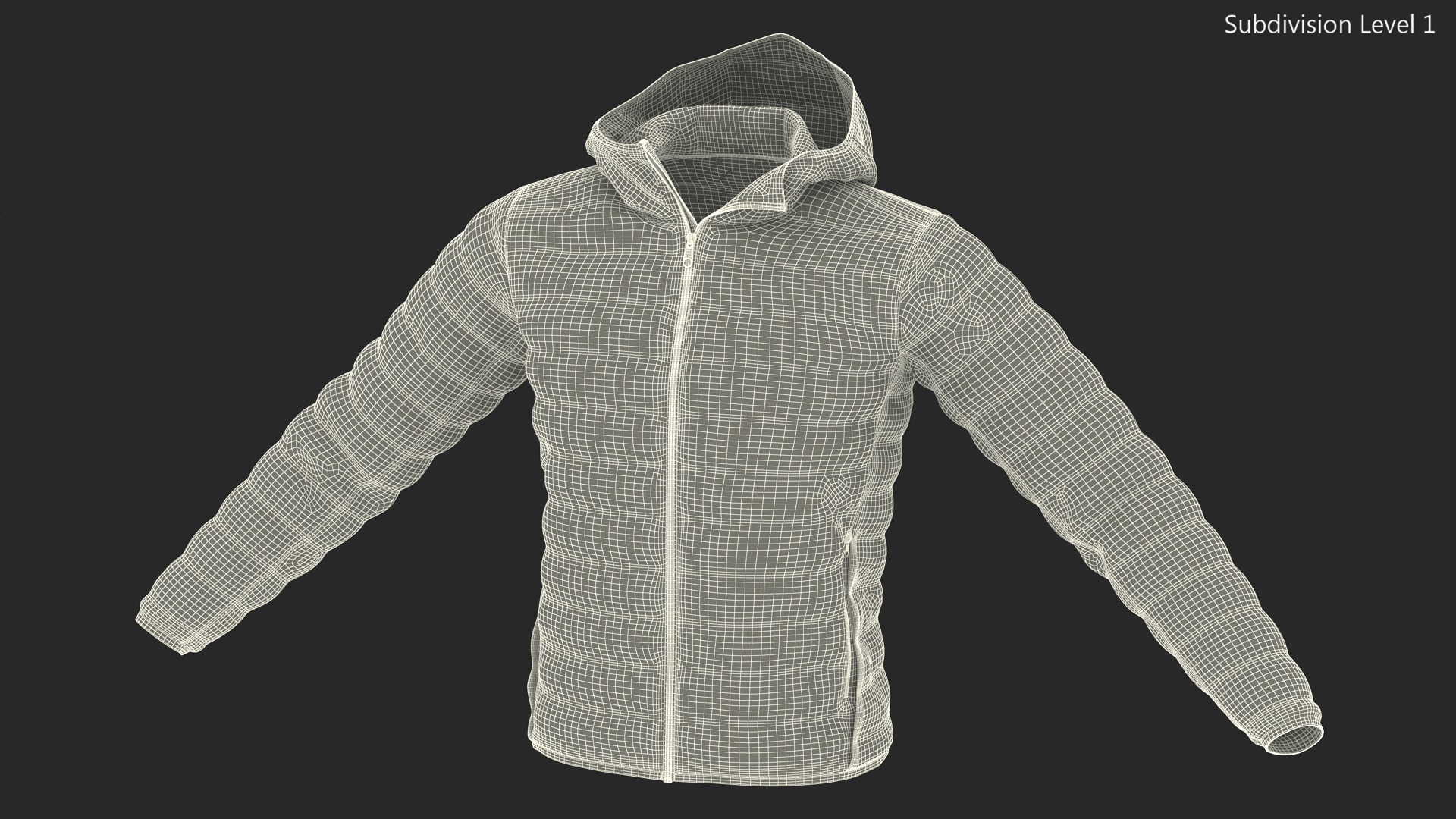 Yellow Columbia Jacket 3D