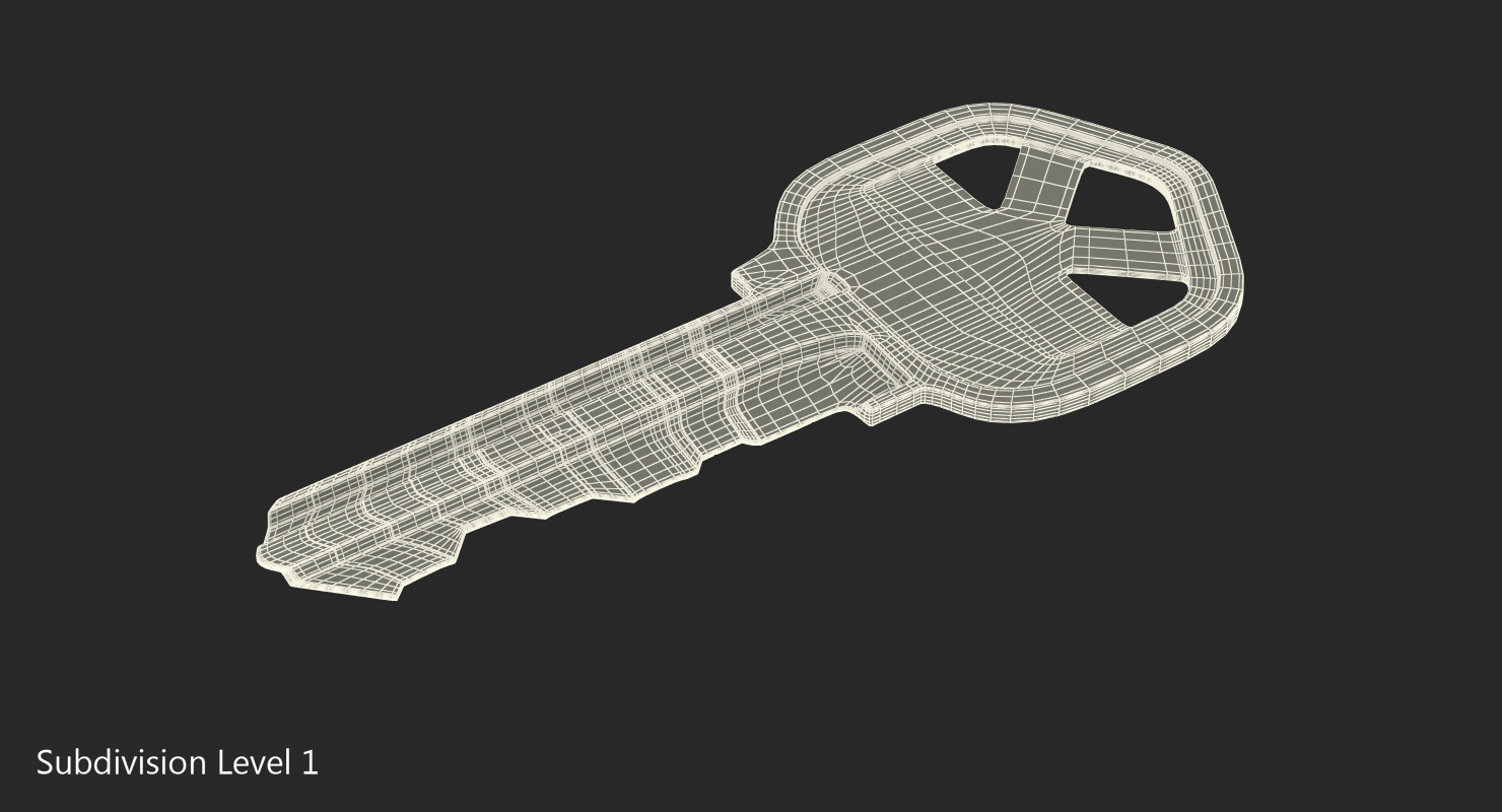 3D Bronse House Key