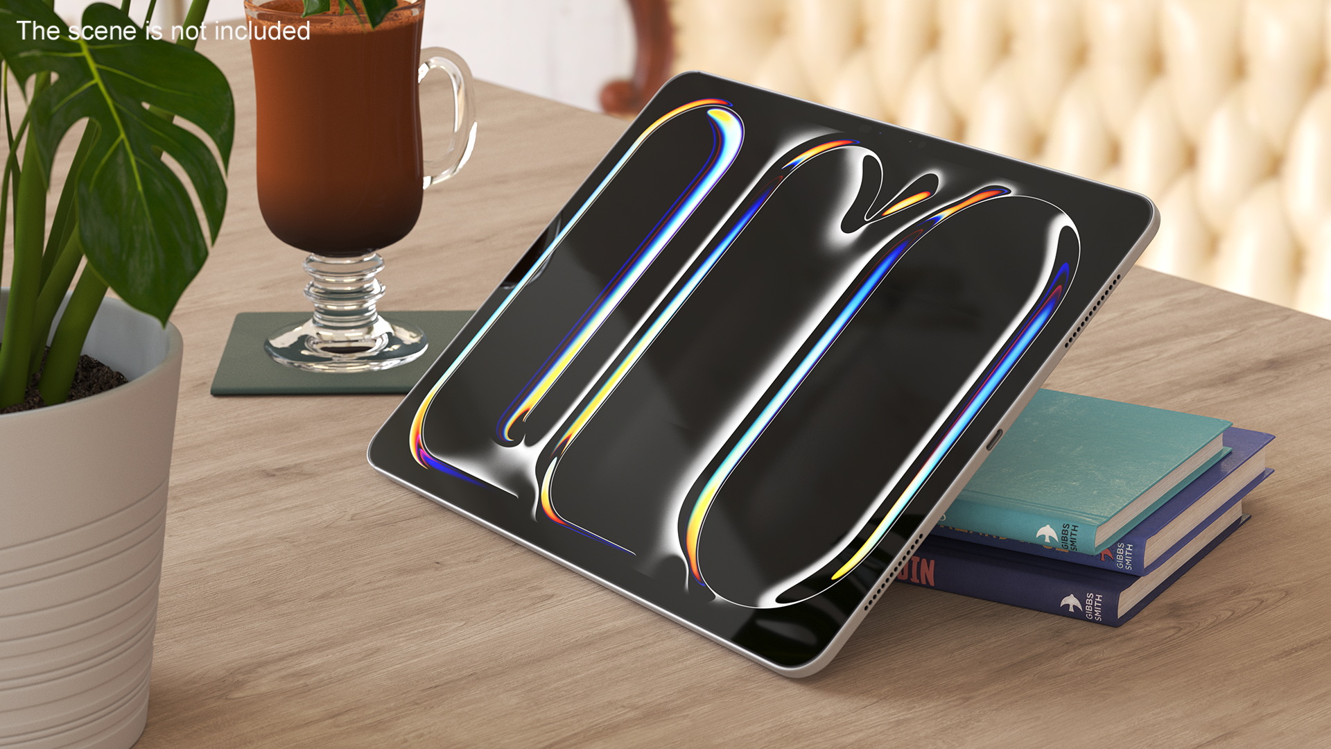3D Silver IPad Pro 2024 13 Inch model