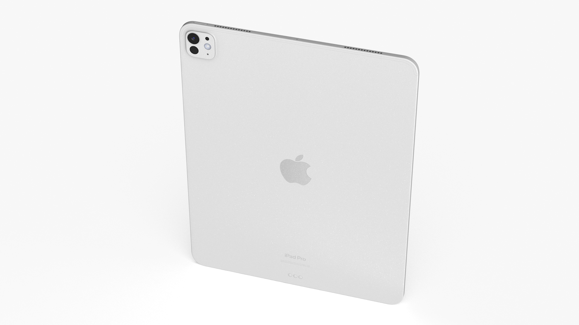 3D Silver IPad Pro 2024 13 Inch model