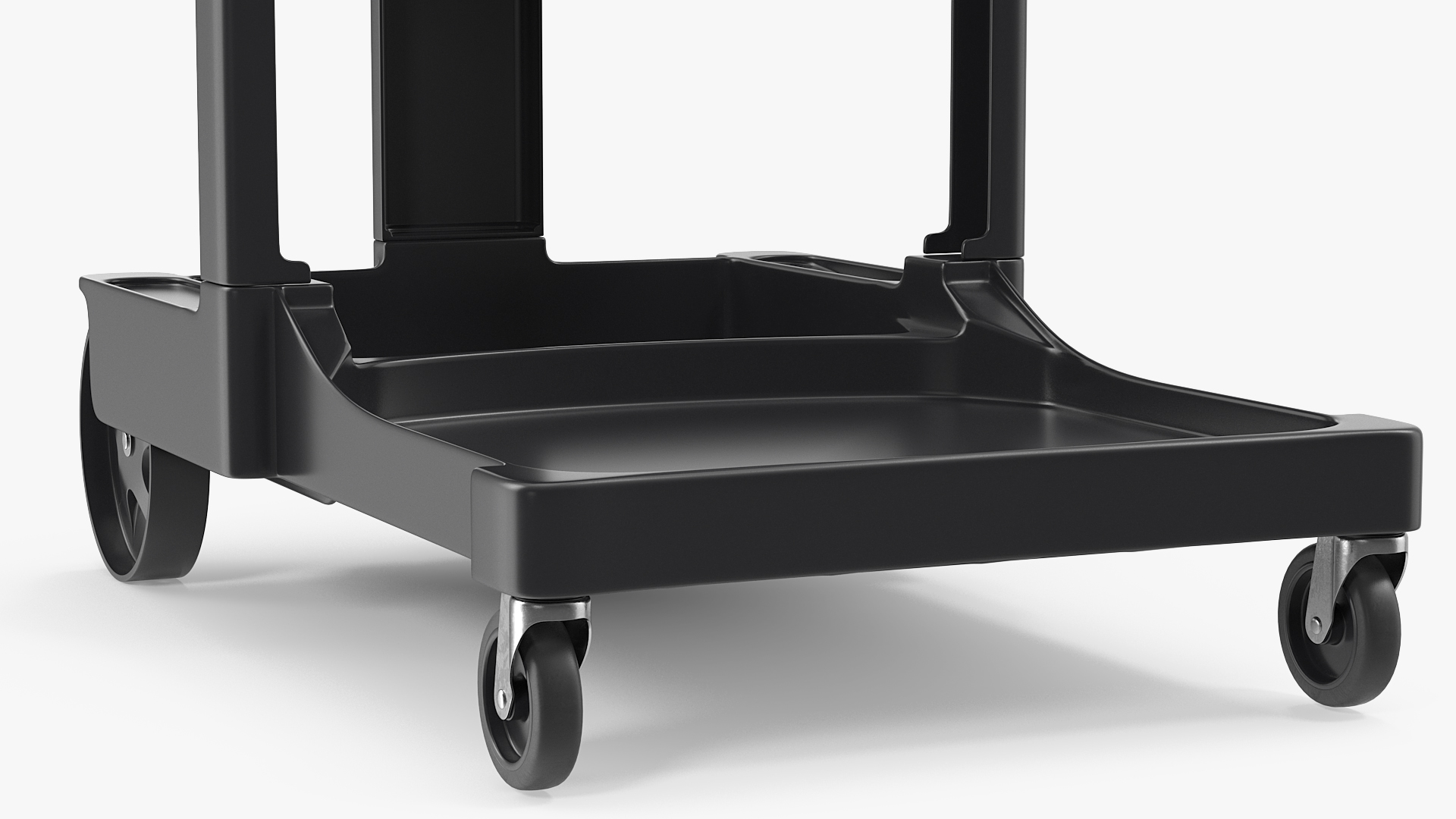 3D Multi Shelf Cleaning Trolley model