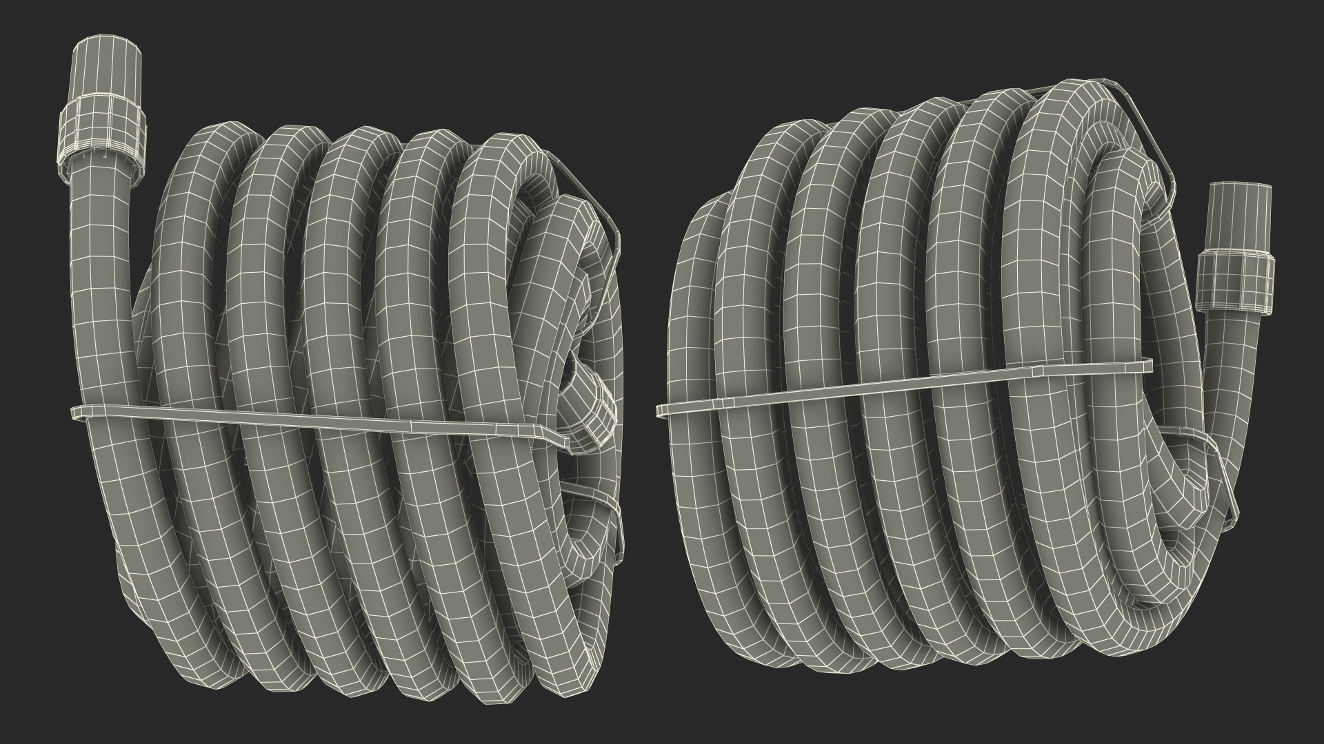 3D model Packed Floating Hose