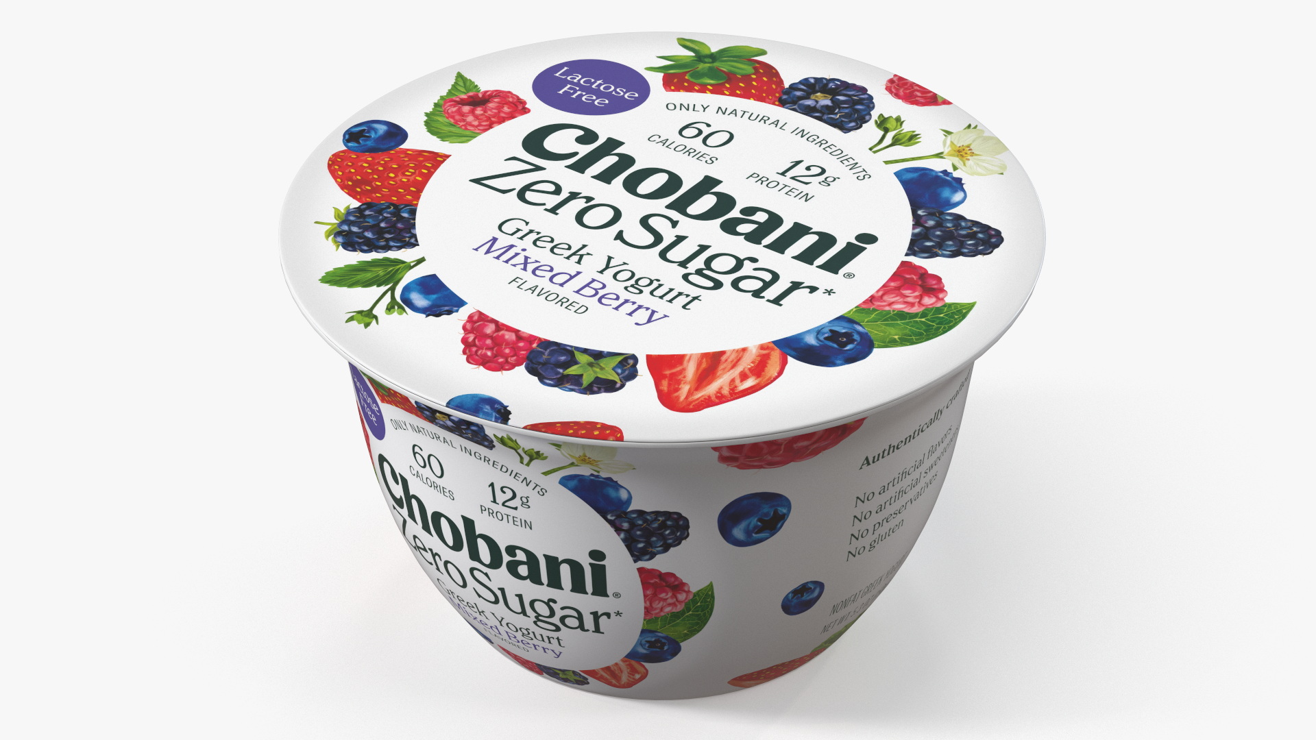Chobani Zero Sugar Greek Yogurt Cup Variety Set, view 7