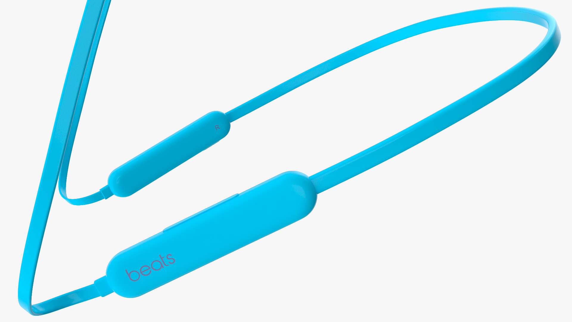 3D model Beats Flex Wireless Earphones Flame Blue