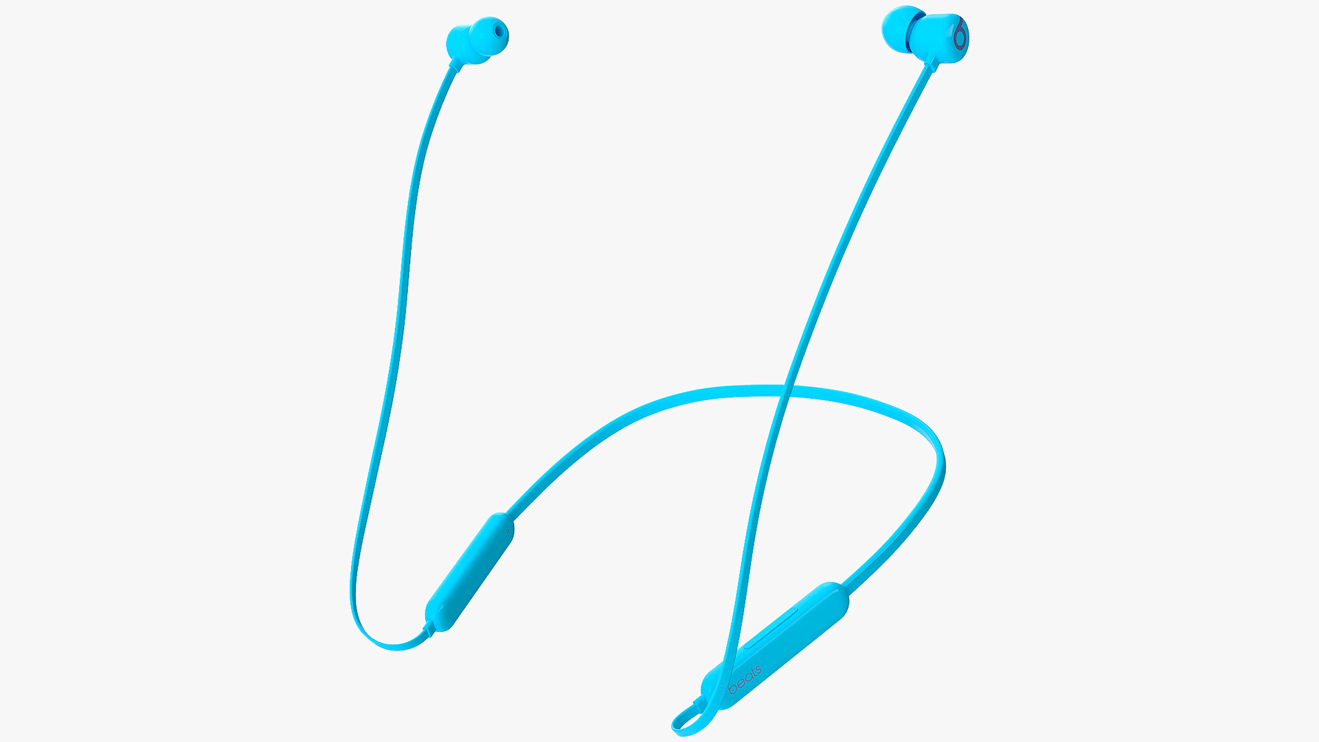 3D model Beats Flex Wireless Earphones Flame Blue