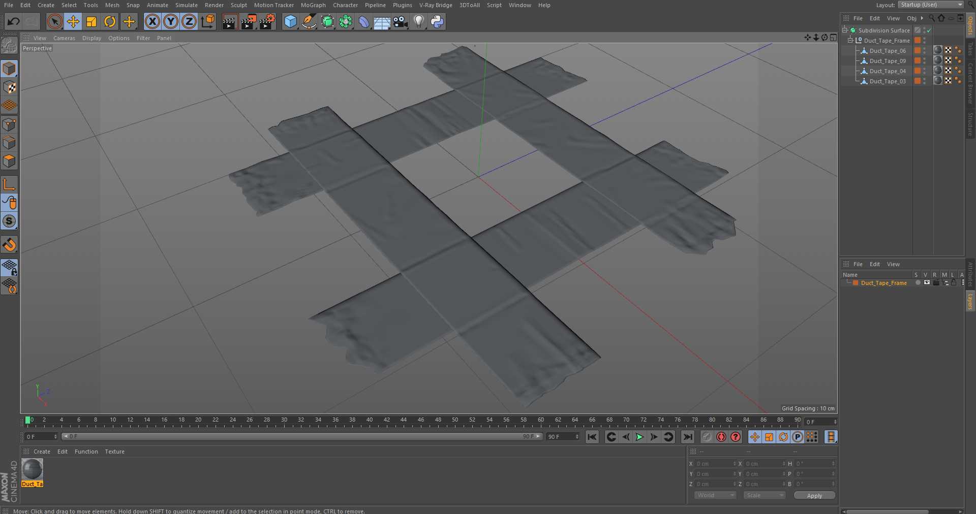 3D model Duct Tape Frame