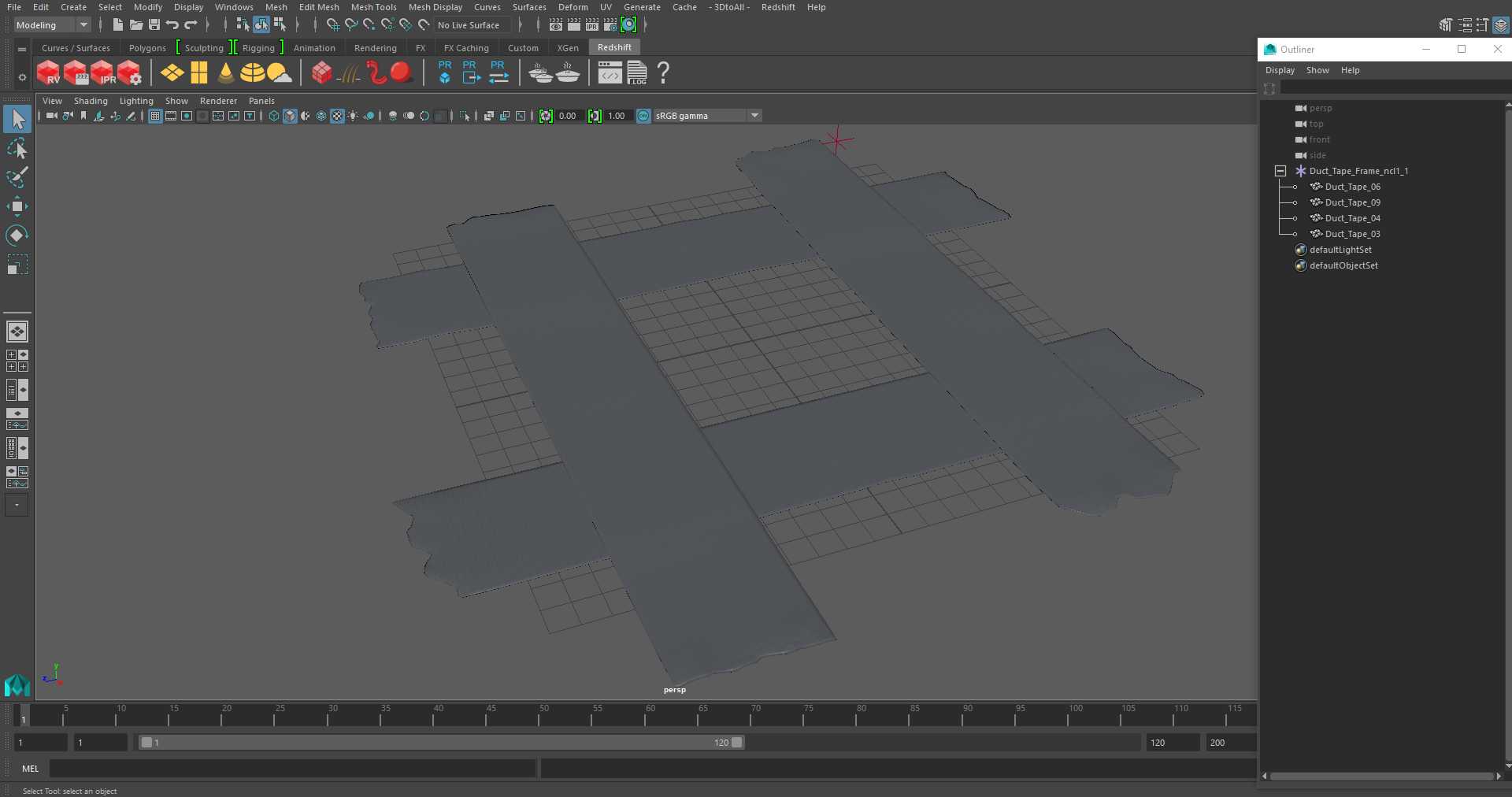 3D model Duct Tape Frame