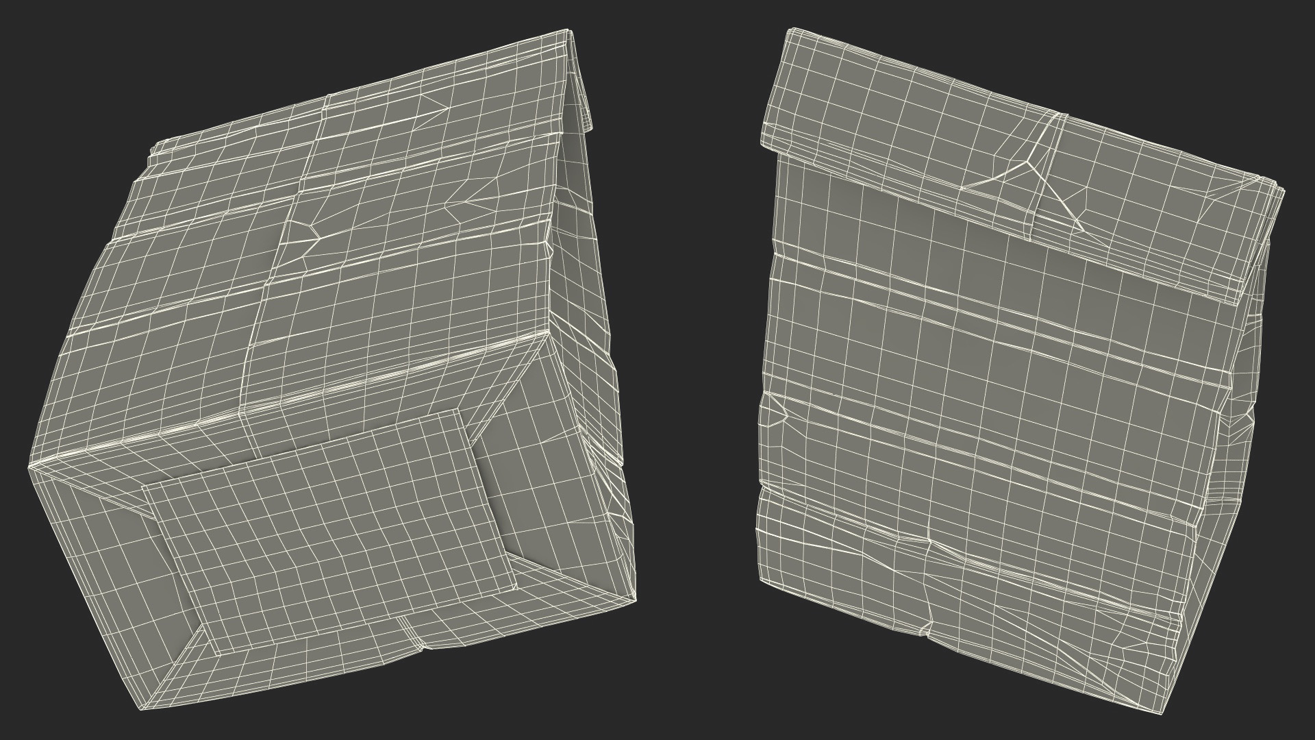 3D model Paper Lunch Bag