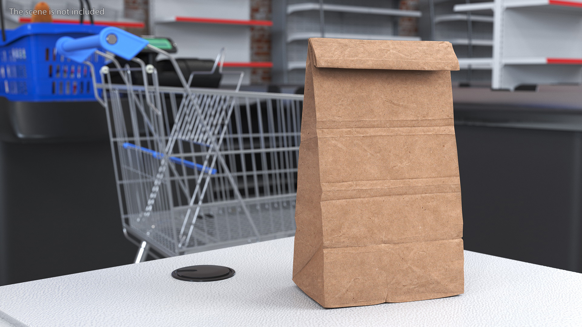 3D model Paper Lunch Bag