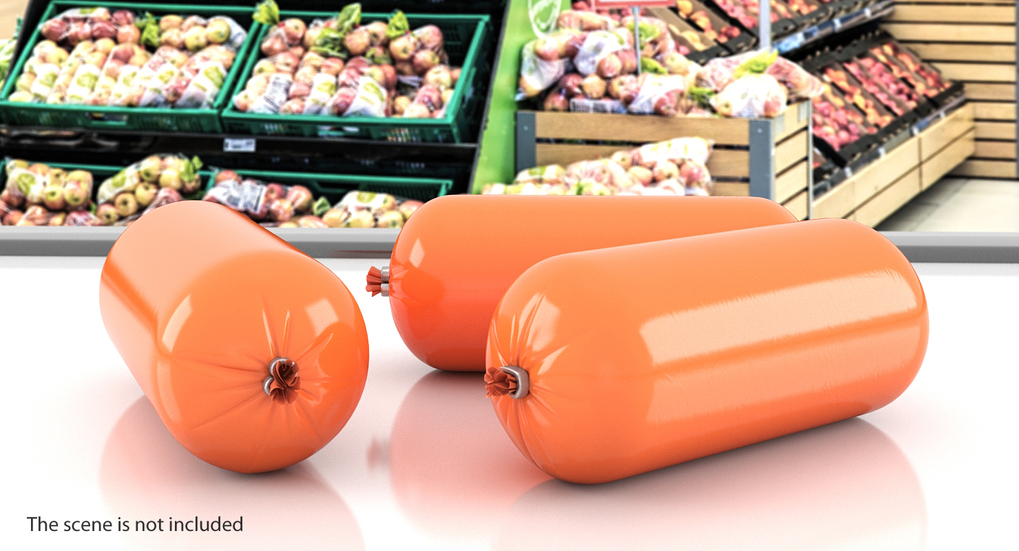 Different Types of Sausages 3D