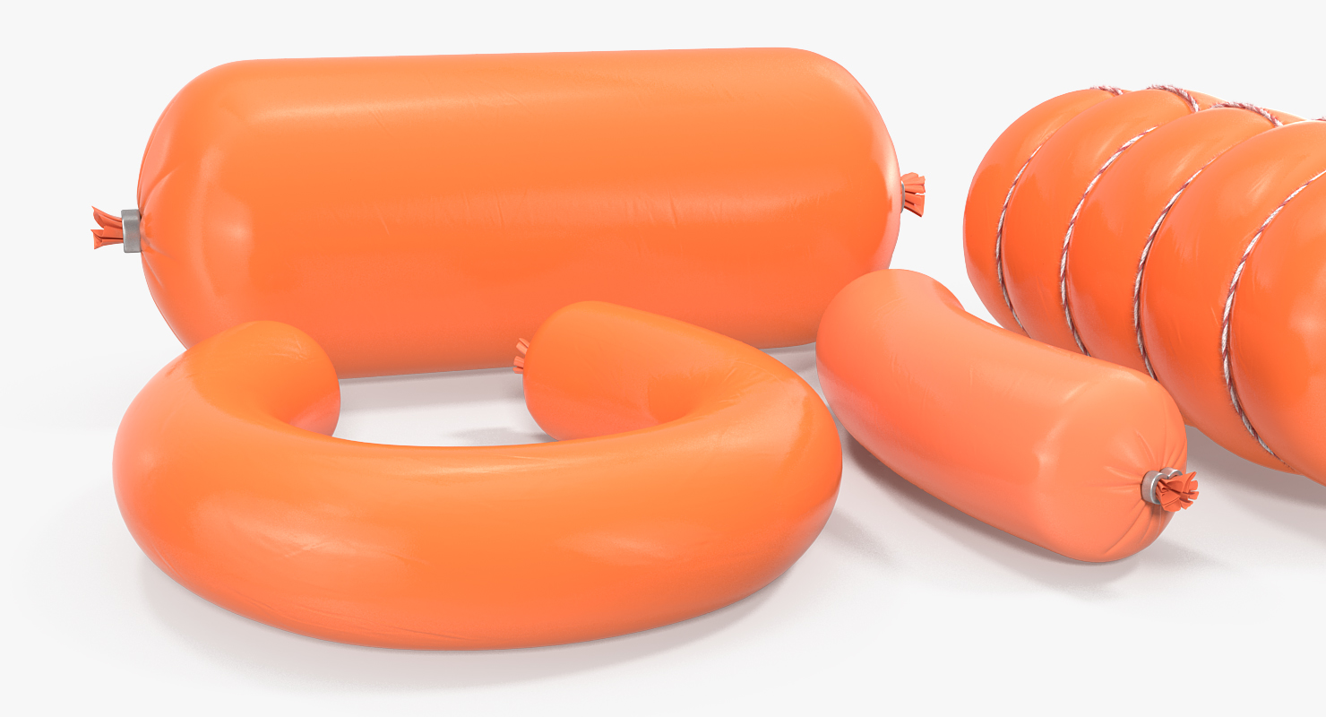 Different Types of Sausages 3D
