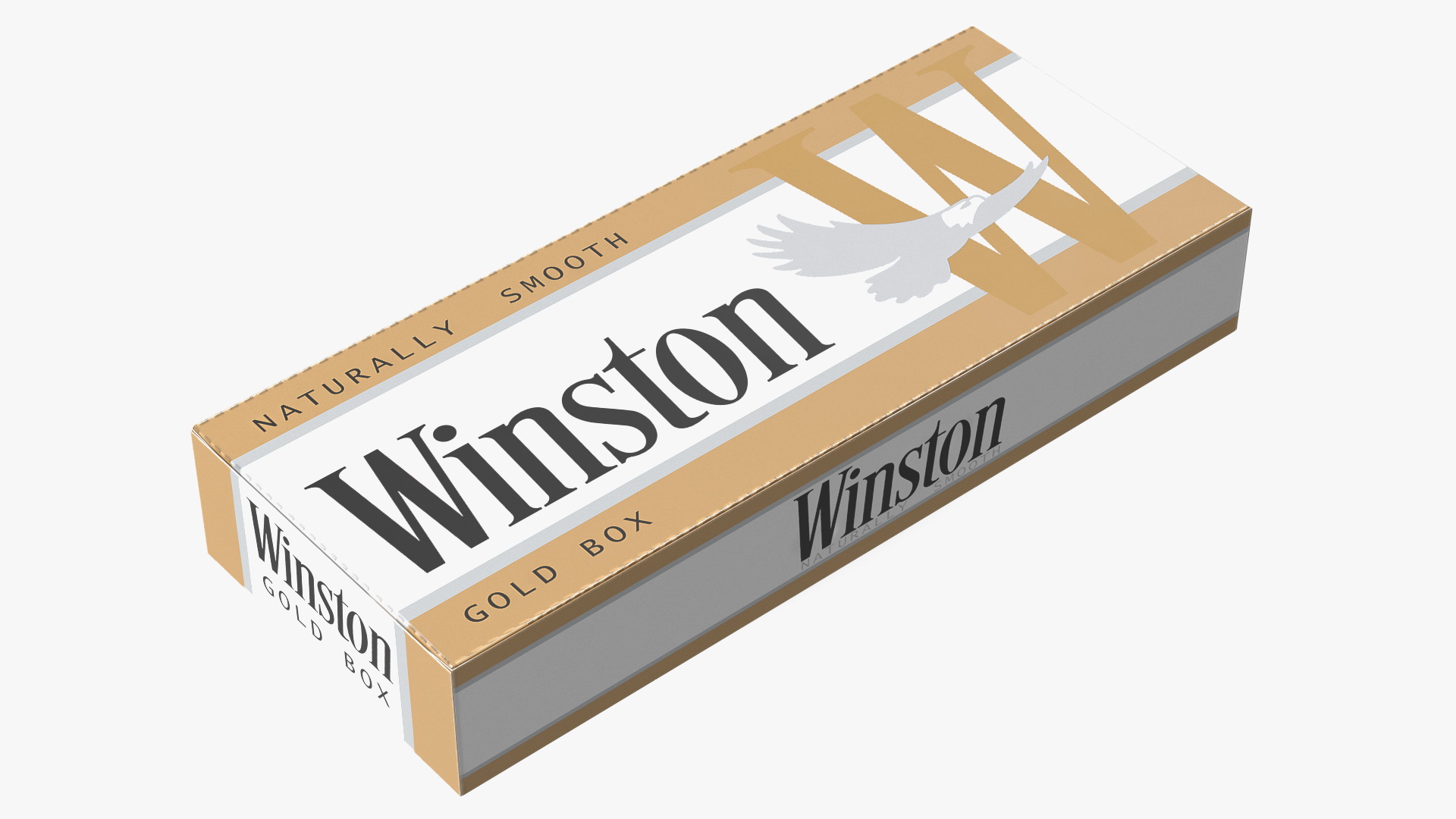 Carton Cigarettes Box Winston 3D model