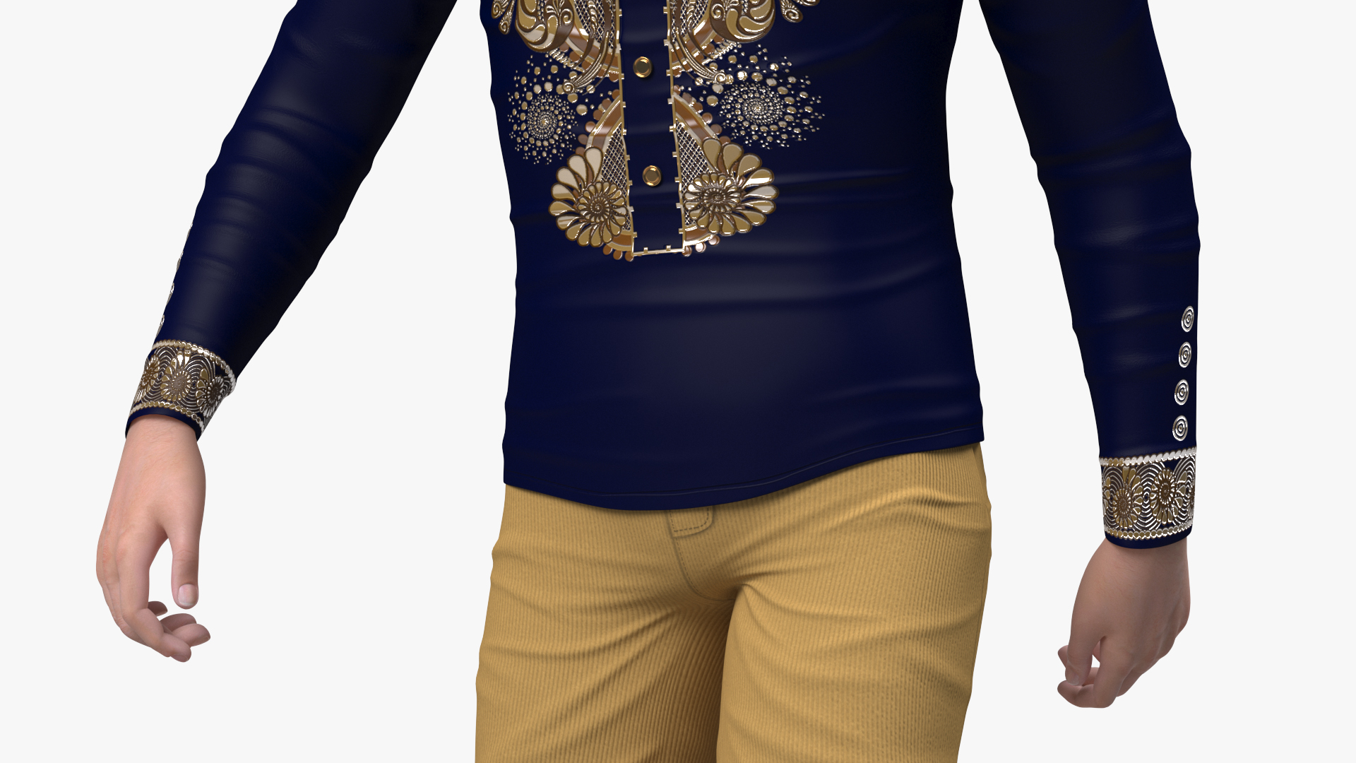 3D model Asian Man Fashionable Style Walking Pose