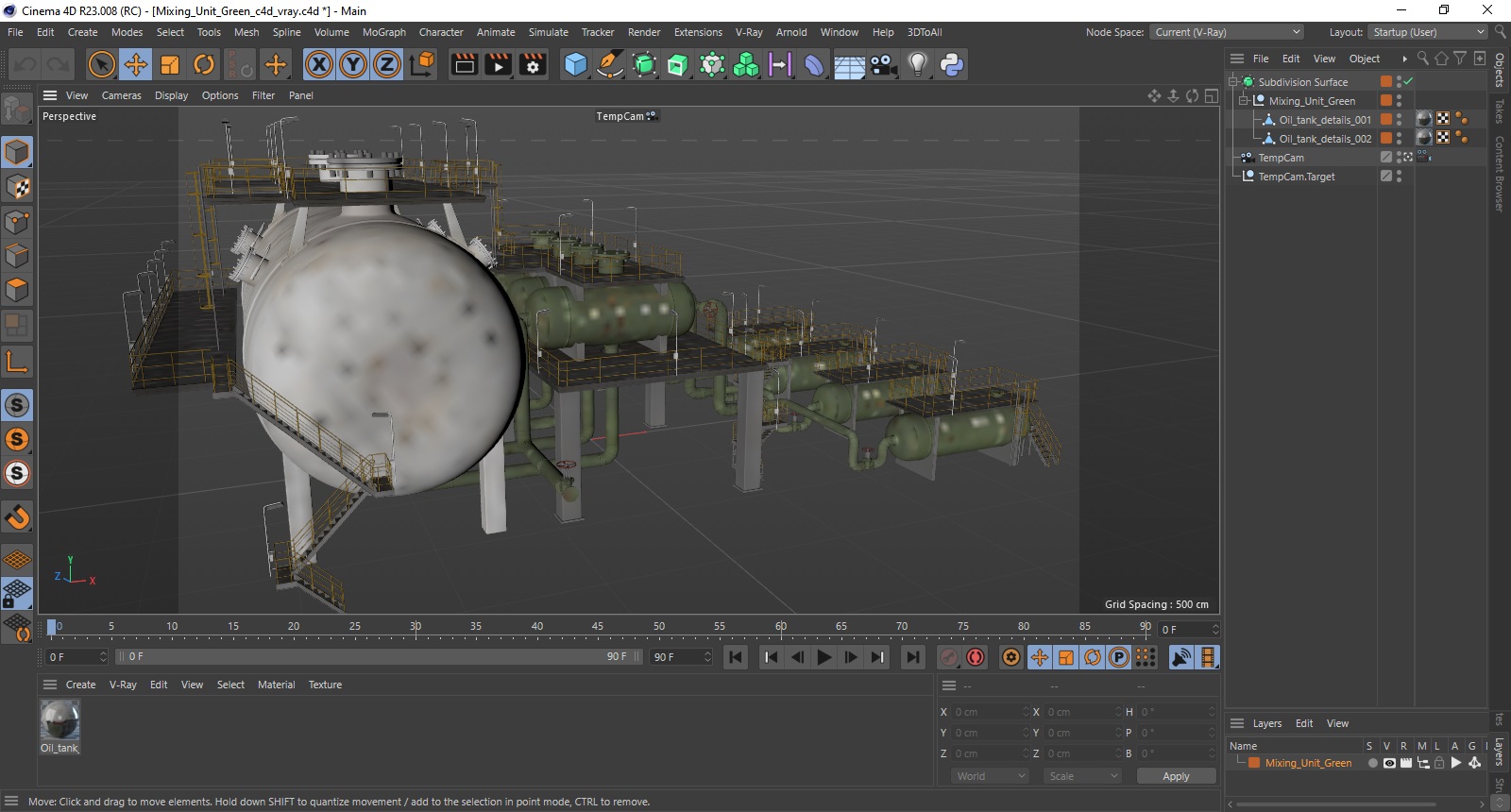 Mixing Unit Green 3D