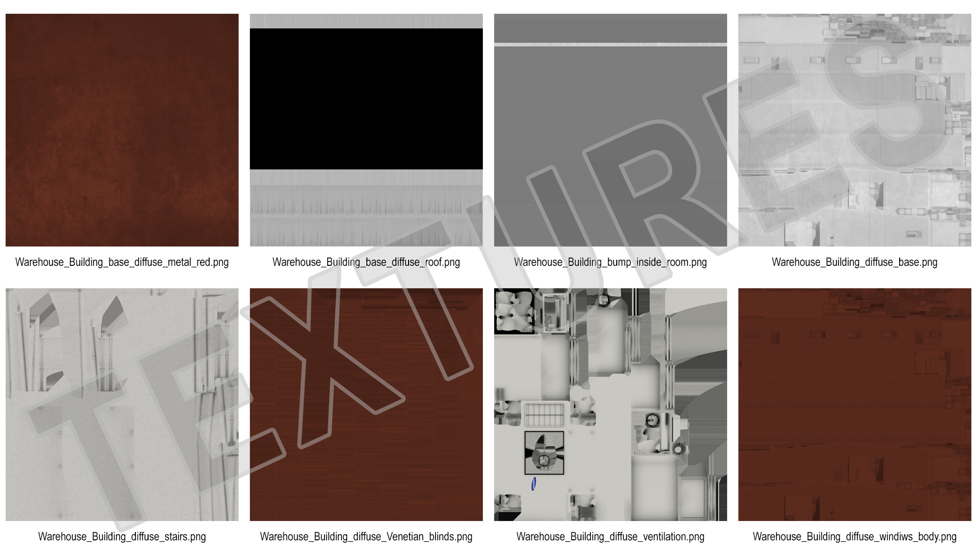 Industrial Warehouse Exterior 3D model