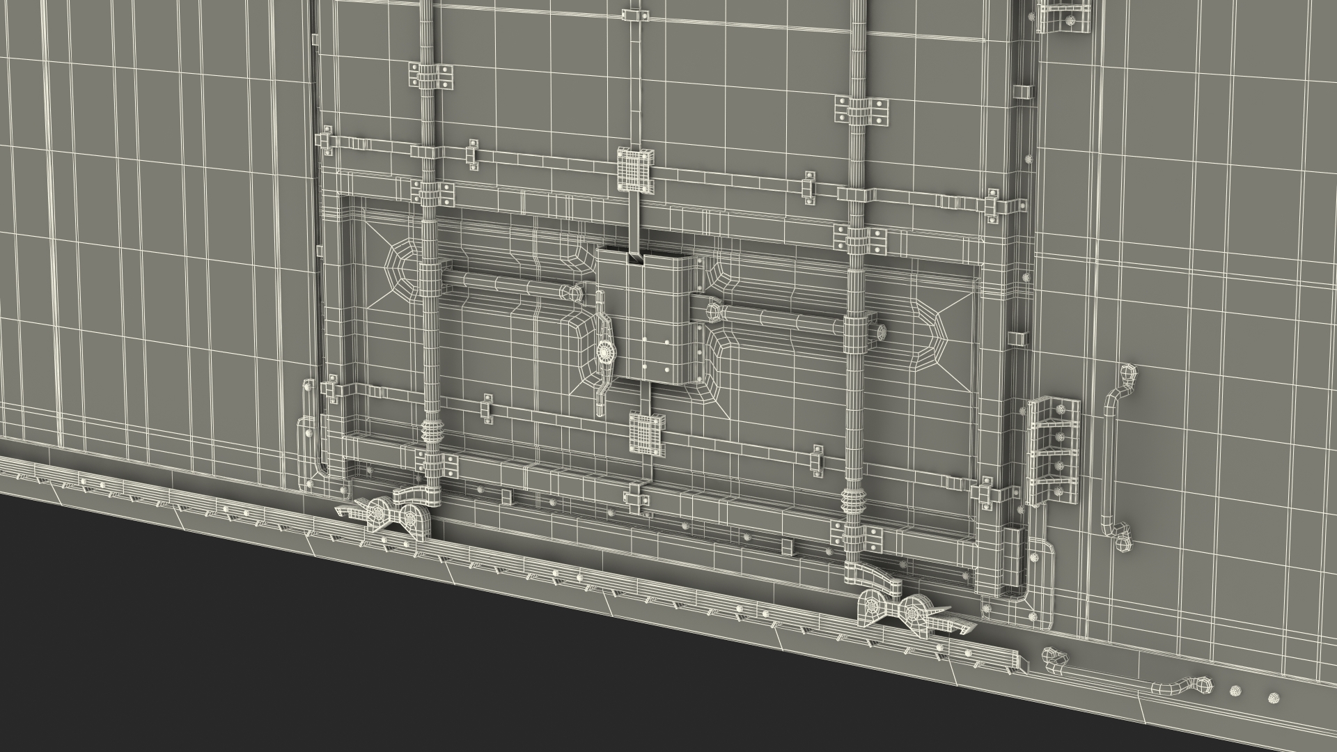 Diesel Electric Locomotive with Railroad Refrigerator Car 3D