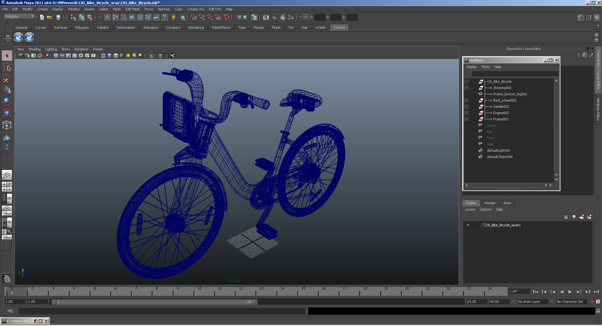 Citi Bike Bicycle 3D